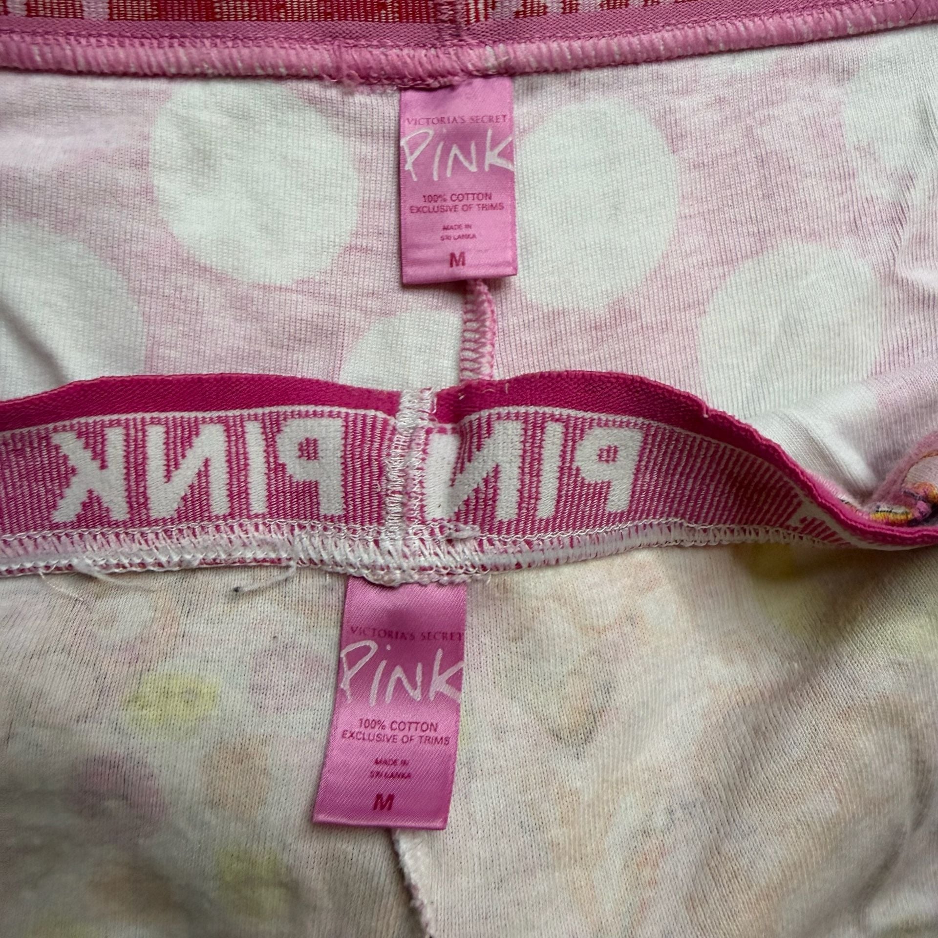Victoria's Secret Pink Pajama Shorts Size M Lot of 2 2