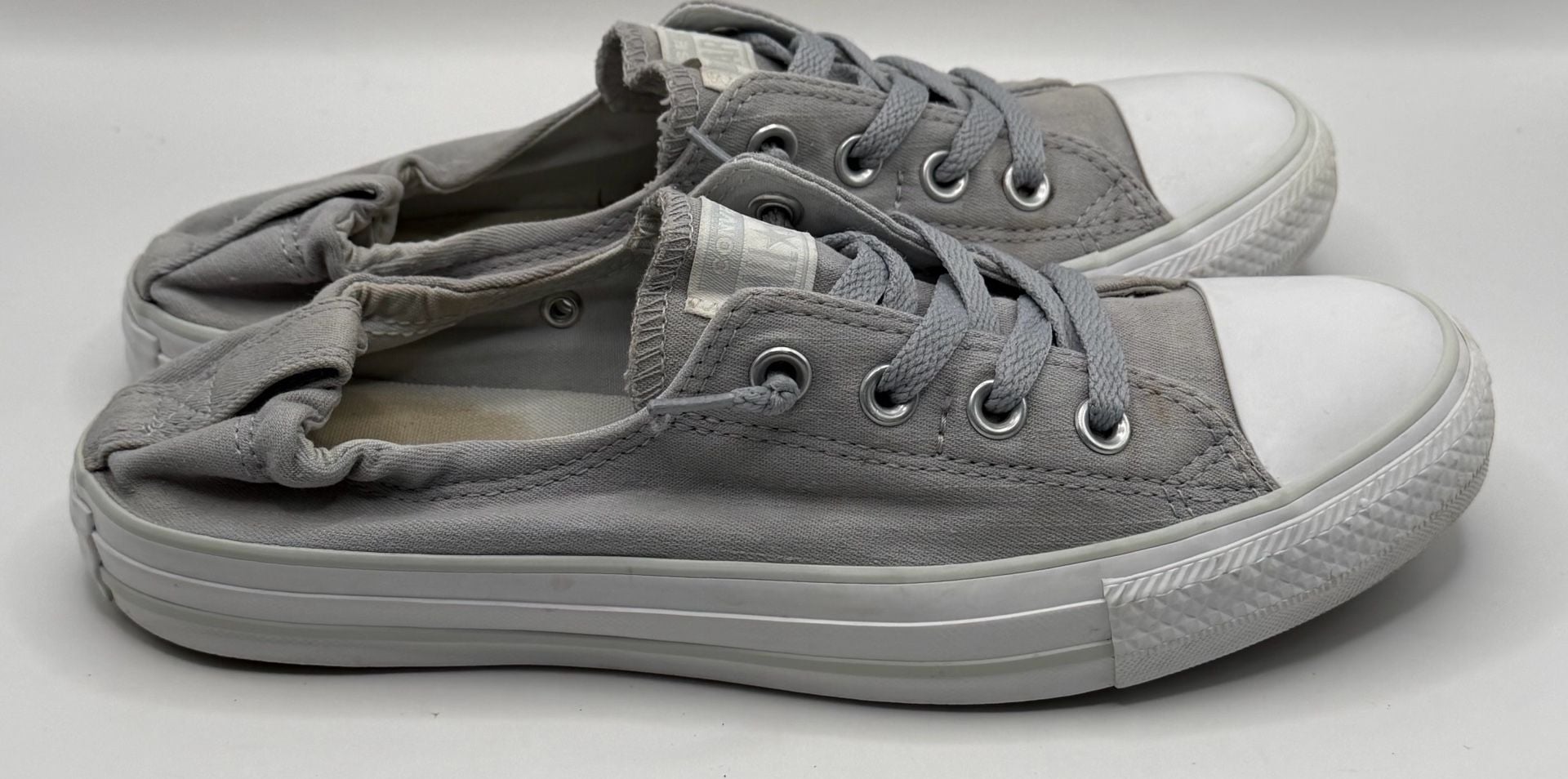 Converse Chuck Taylor All Star Madison Slip Size 9.5 Gray Sneakers 3