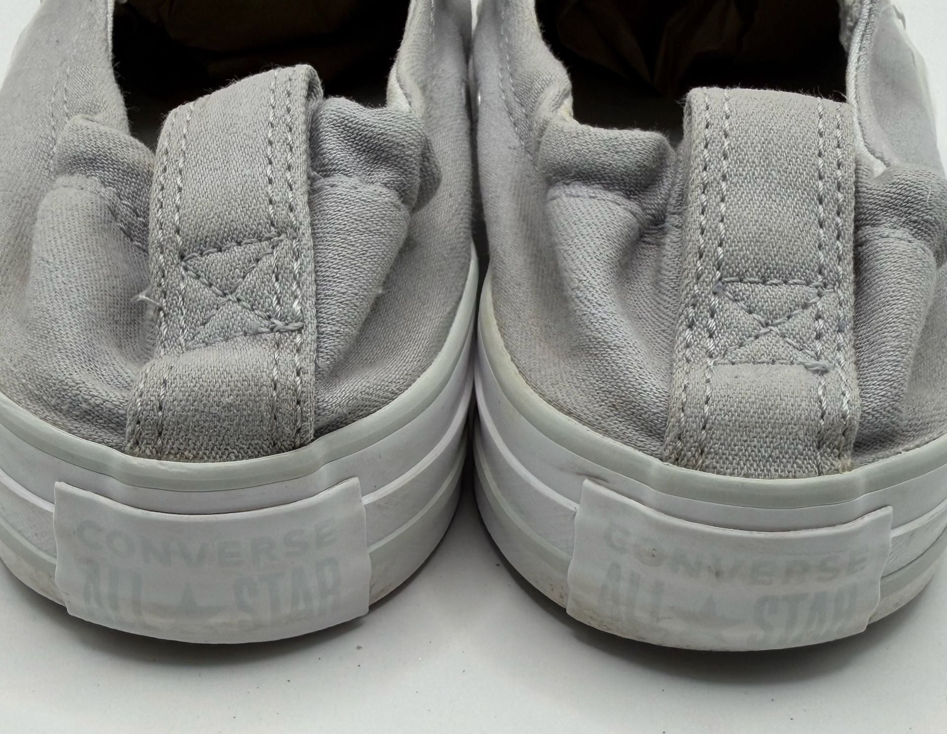 Converse Chuck Taylor All Star Madison Slip Size 9.5 Gray Sneakers 4