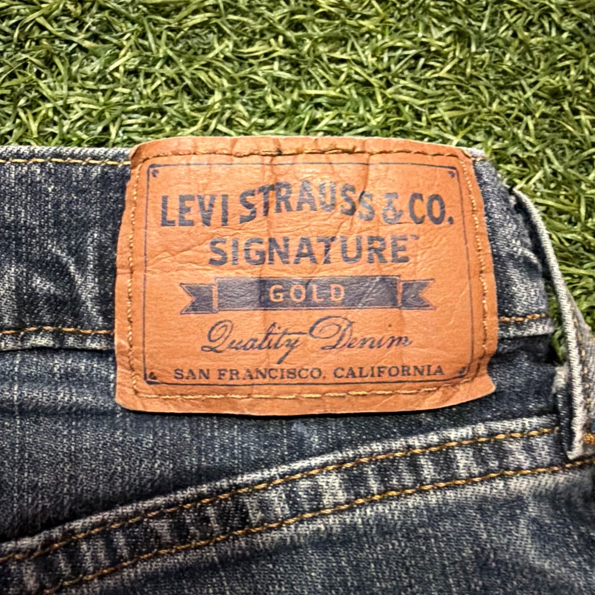 Levi Strauss Signature Bootcut Jeans Blue Denim 7