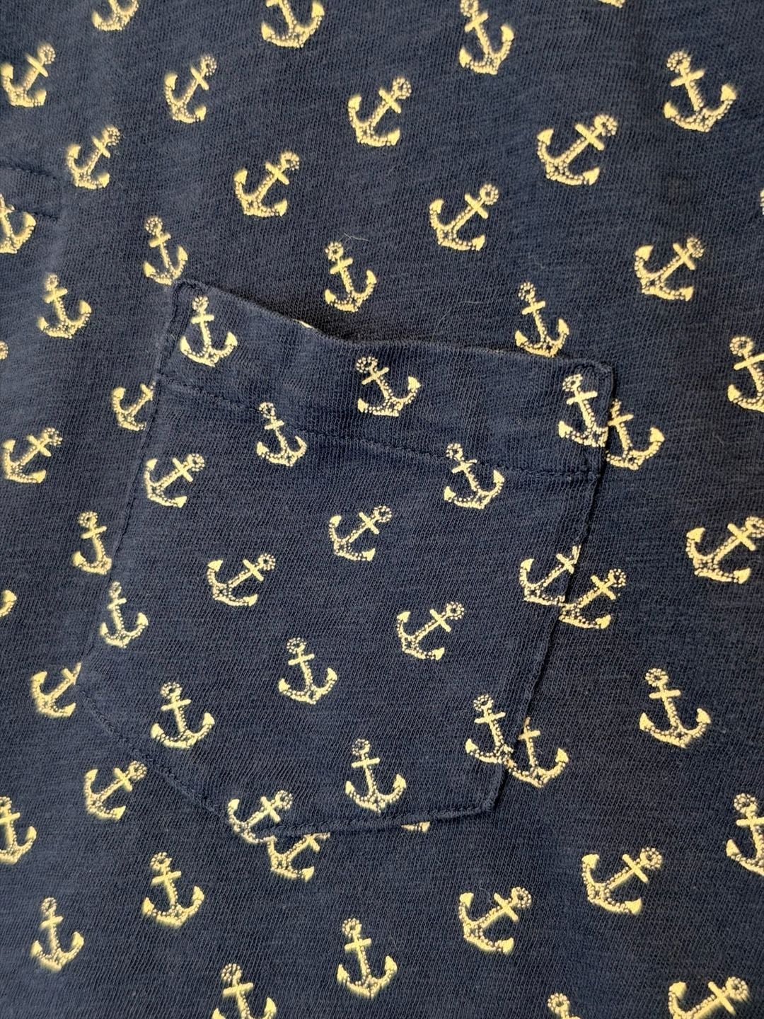 Polo By Ralph Lauren Anchor Print Polo Shirt Size S Blue Cotton 3
