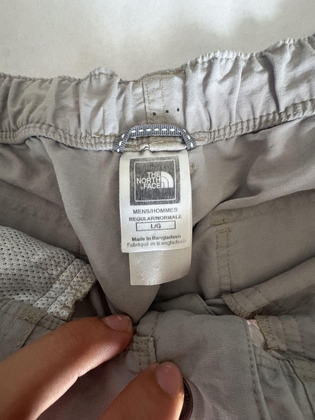 The North Face Cargo Shorts Size L Gray Pre-Owned 4