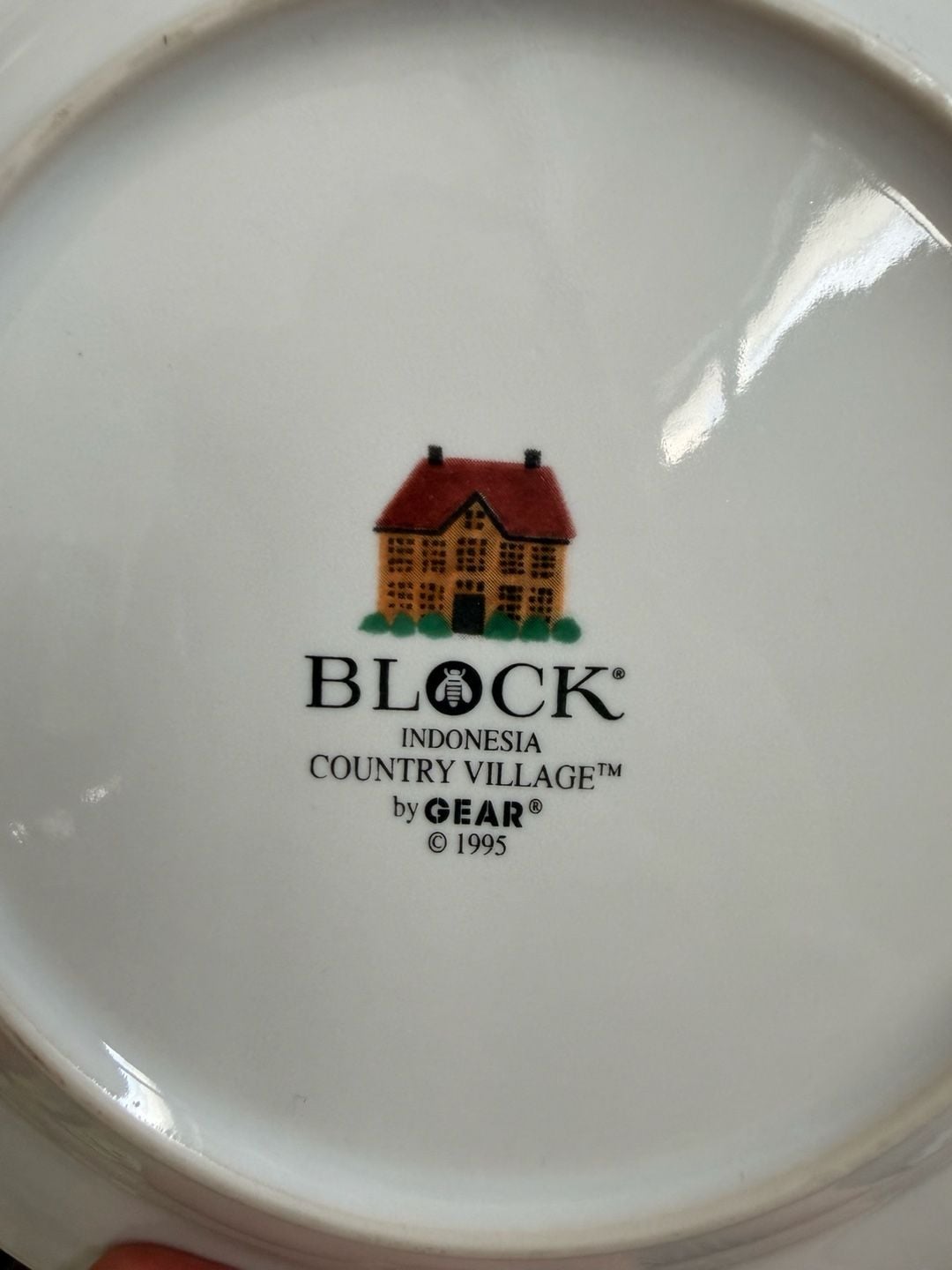 Vintage Cottage Decorative Salad Plate Country Lakeside Village Gear Home Decor 2