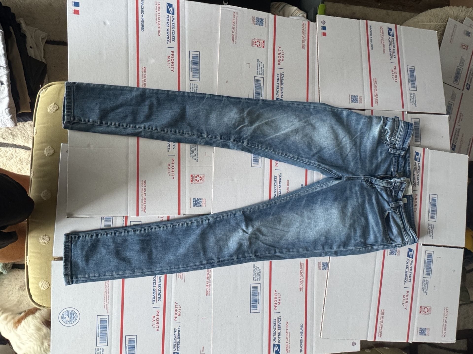 BKE Stella Skinny Jeans 26x31.5 Blue Denim 2