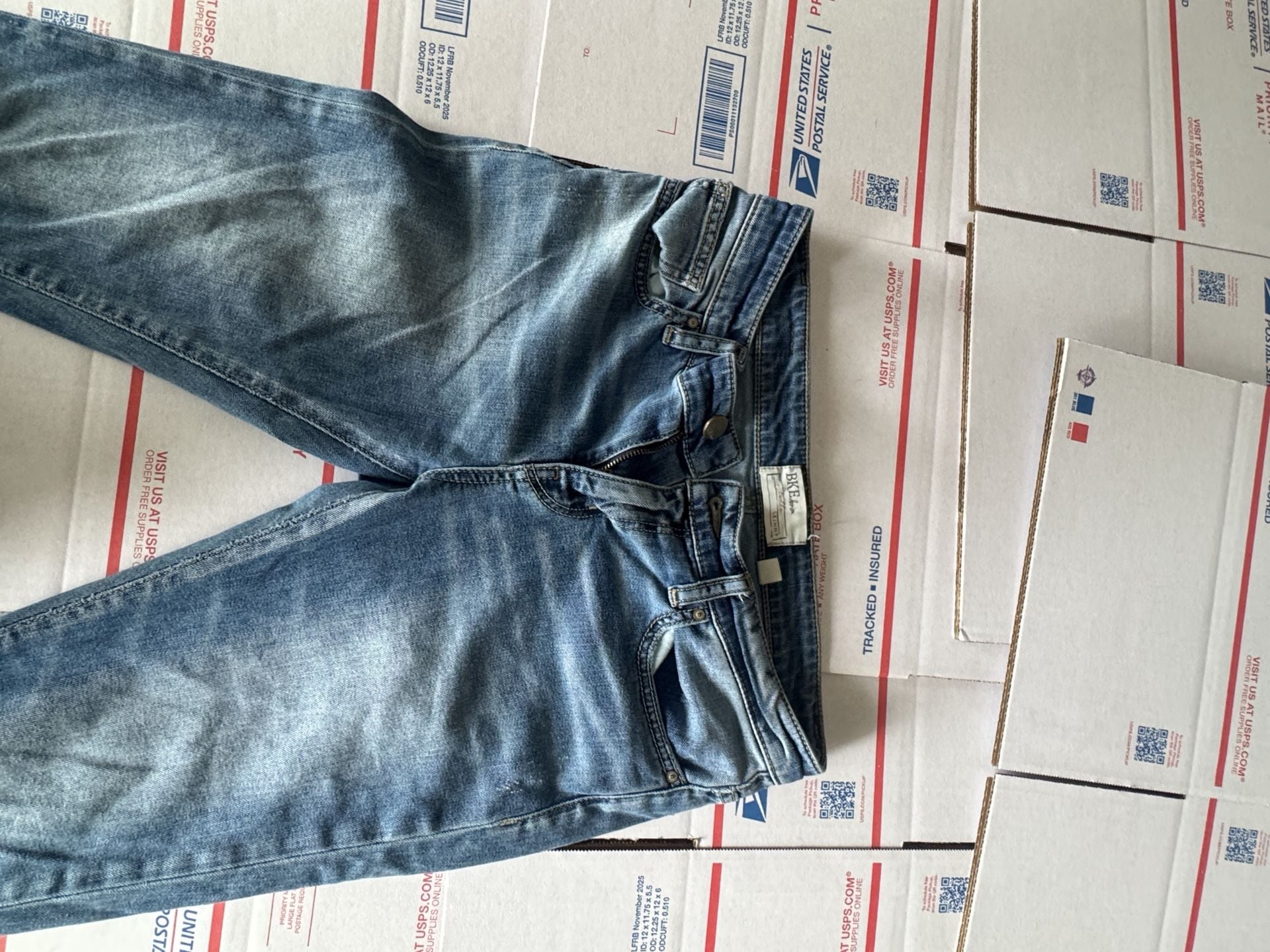 BKE Stella Skinny Jeans 26x31.5 Blue Denim 3