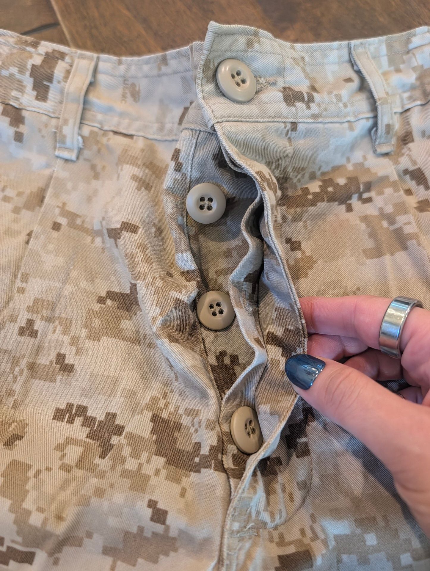 US Military USMC Desert MARPAT Camouflage Cargo Pants 4
