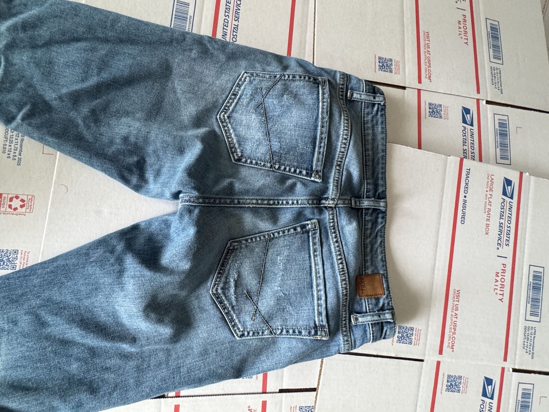 BKE Stella Skinny Jeans 26x31.5 Blue Denim 7