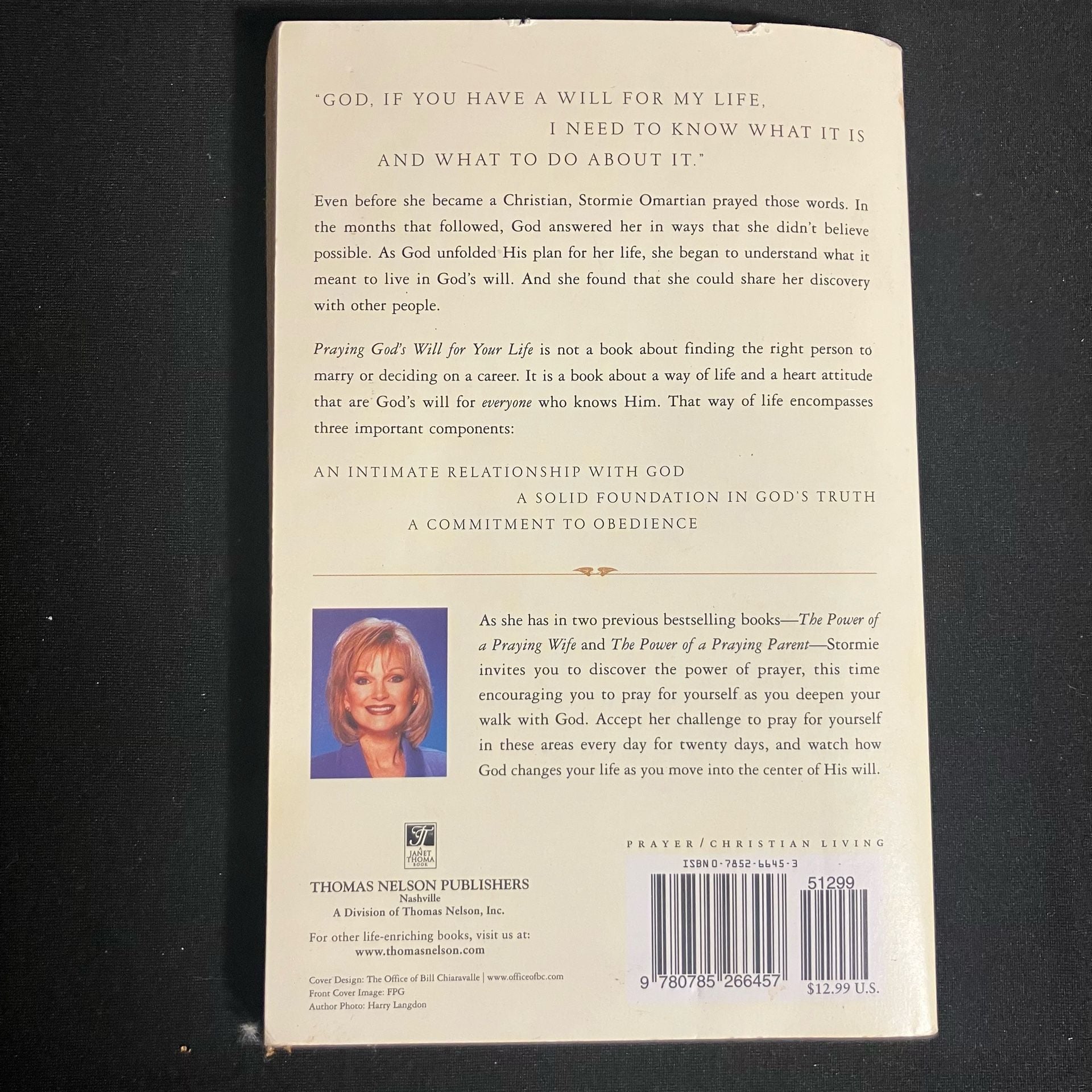 Praying God's Will for Your Life by Stormie Omartian Paperback Book 2