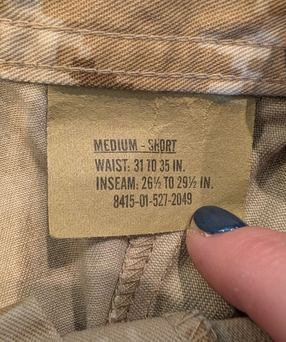 US Military USMC Desert MARPAT Camouflage Cargo Pants 3