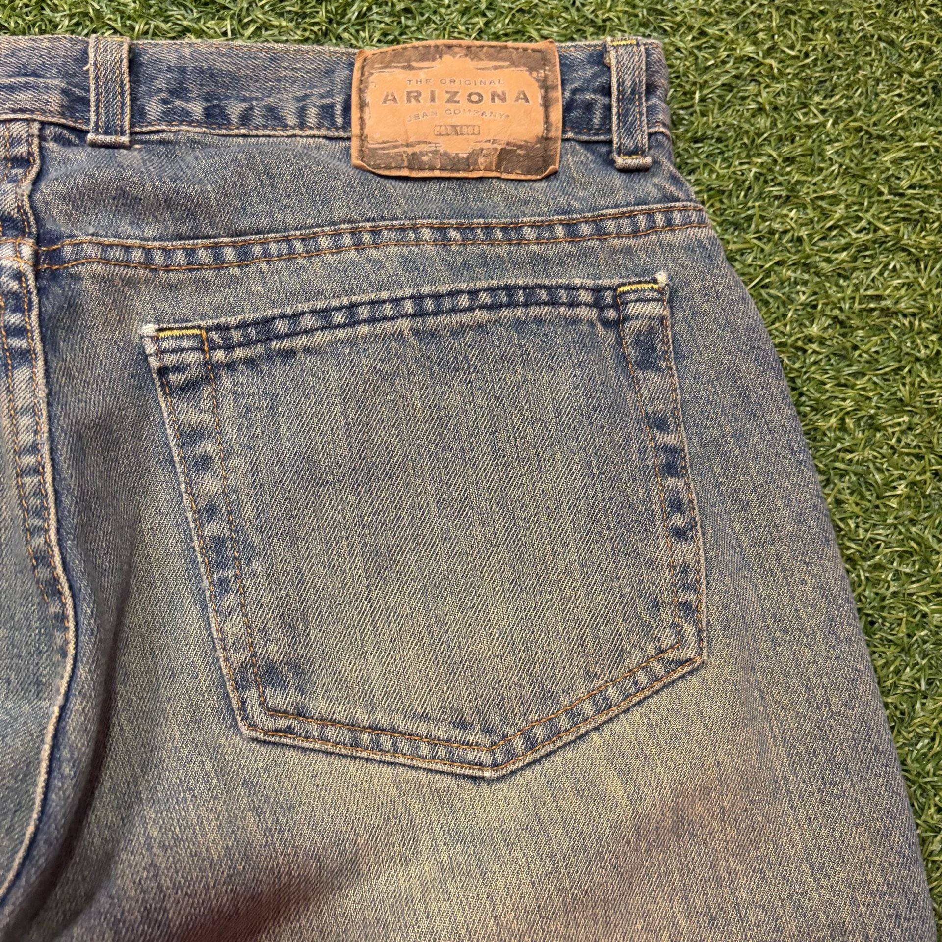 Arizona Jean Company Relaxed Jeans Size 36x36 Blue Denim 6