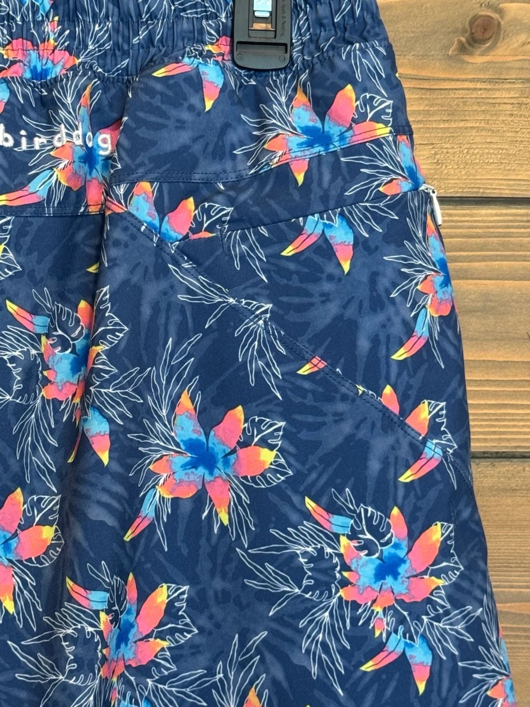 Birddogs Captain South America Floral Shorts Swimsuit Size Large 6
