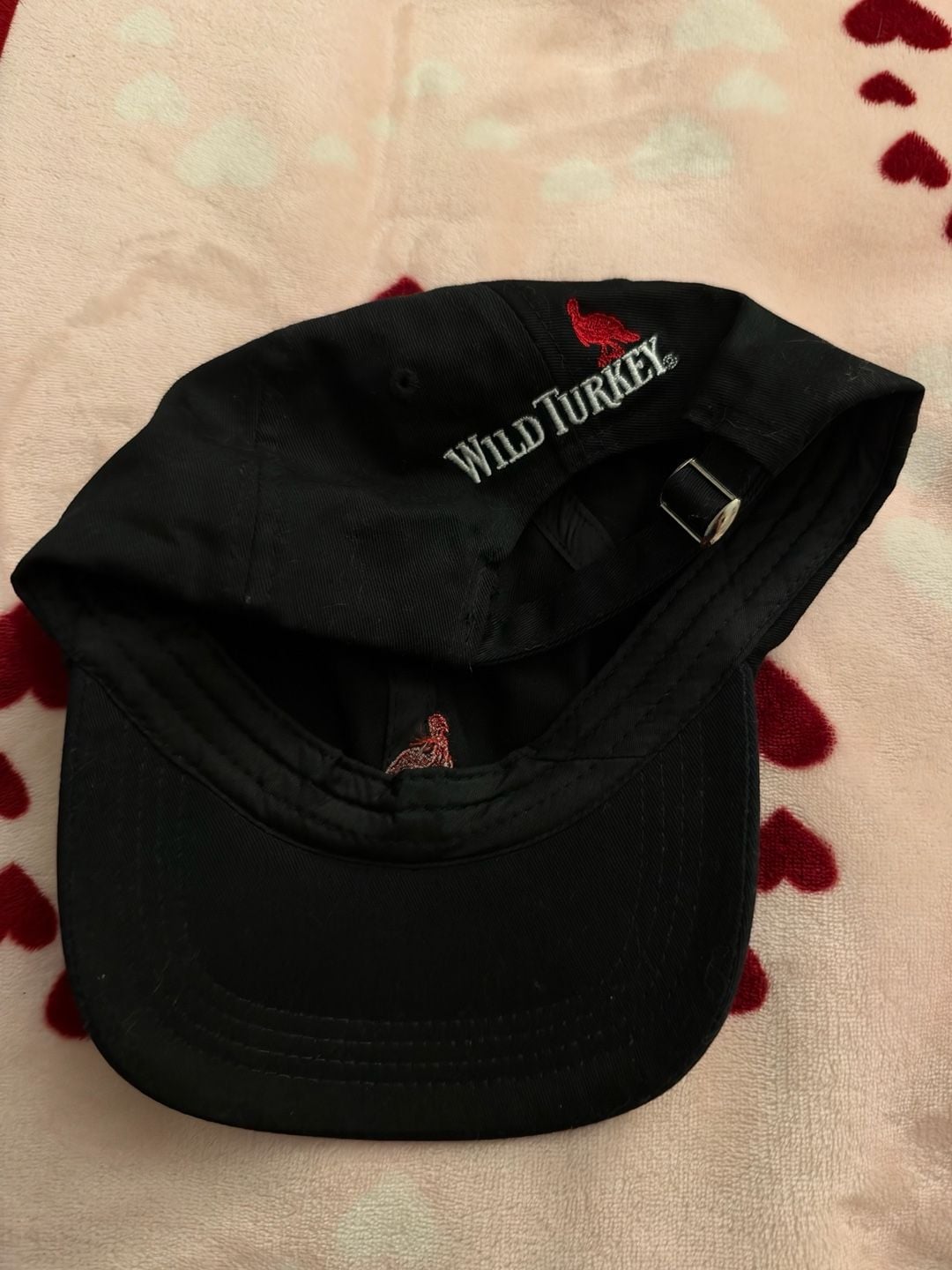 Wild Turkey Baseball Cap Size O/S Black Embroidered Logo 3