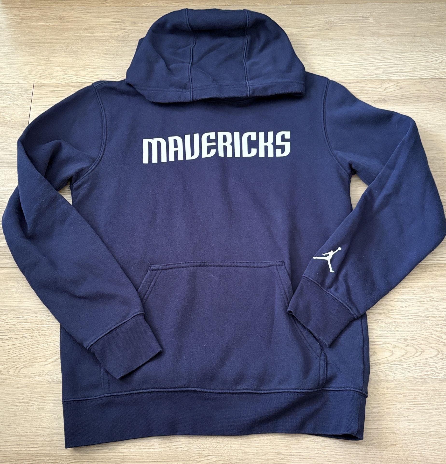 Jordan Dallas Mavericks Hoodie Size 14/16 Navy Blue Youth NBA 2