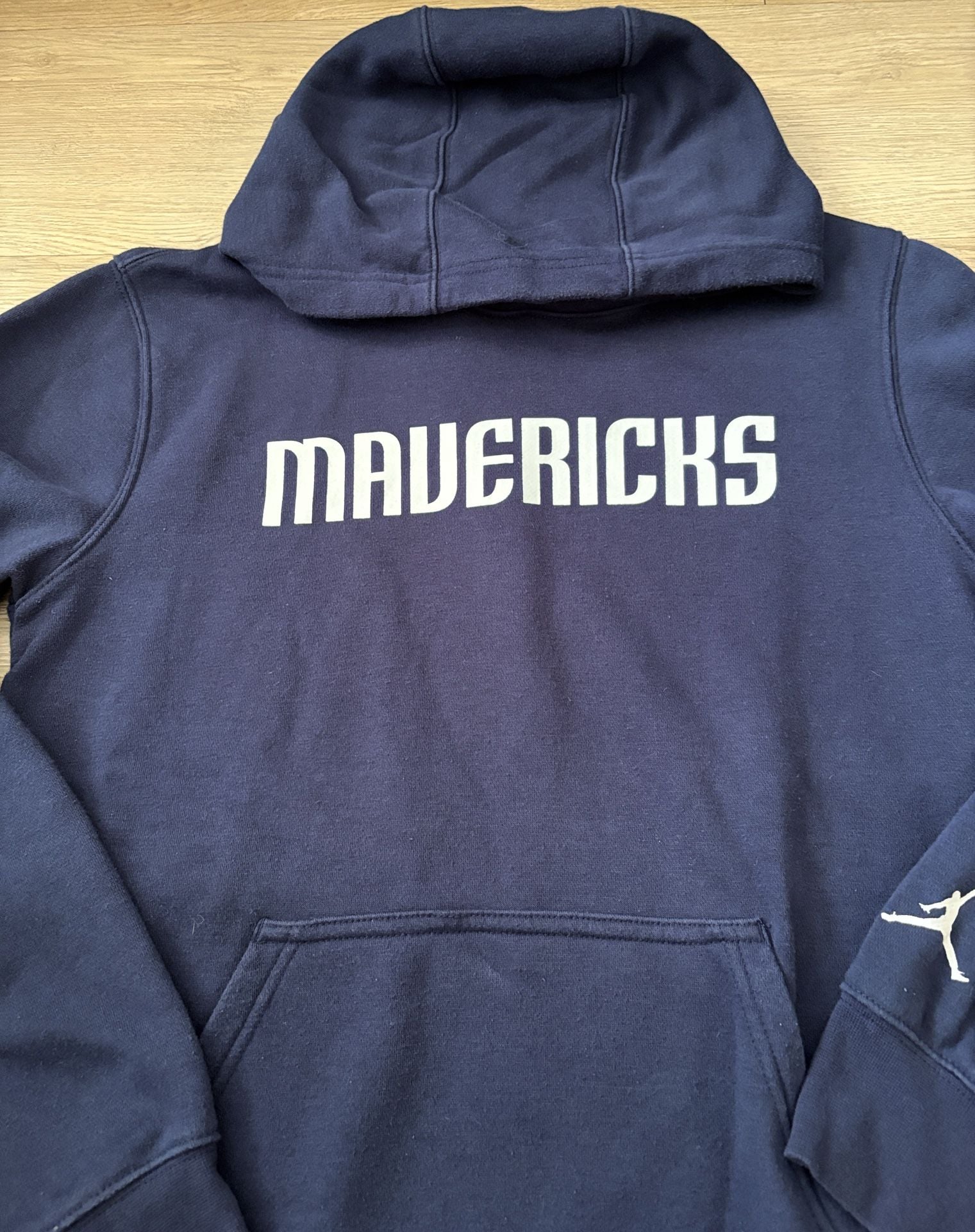 Jordan Dallas Mavericks Hoodie Size 14/16 Navy Blue Youth NBA 3