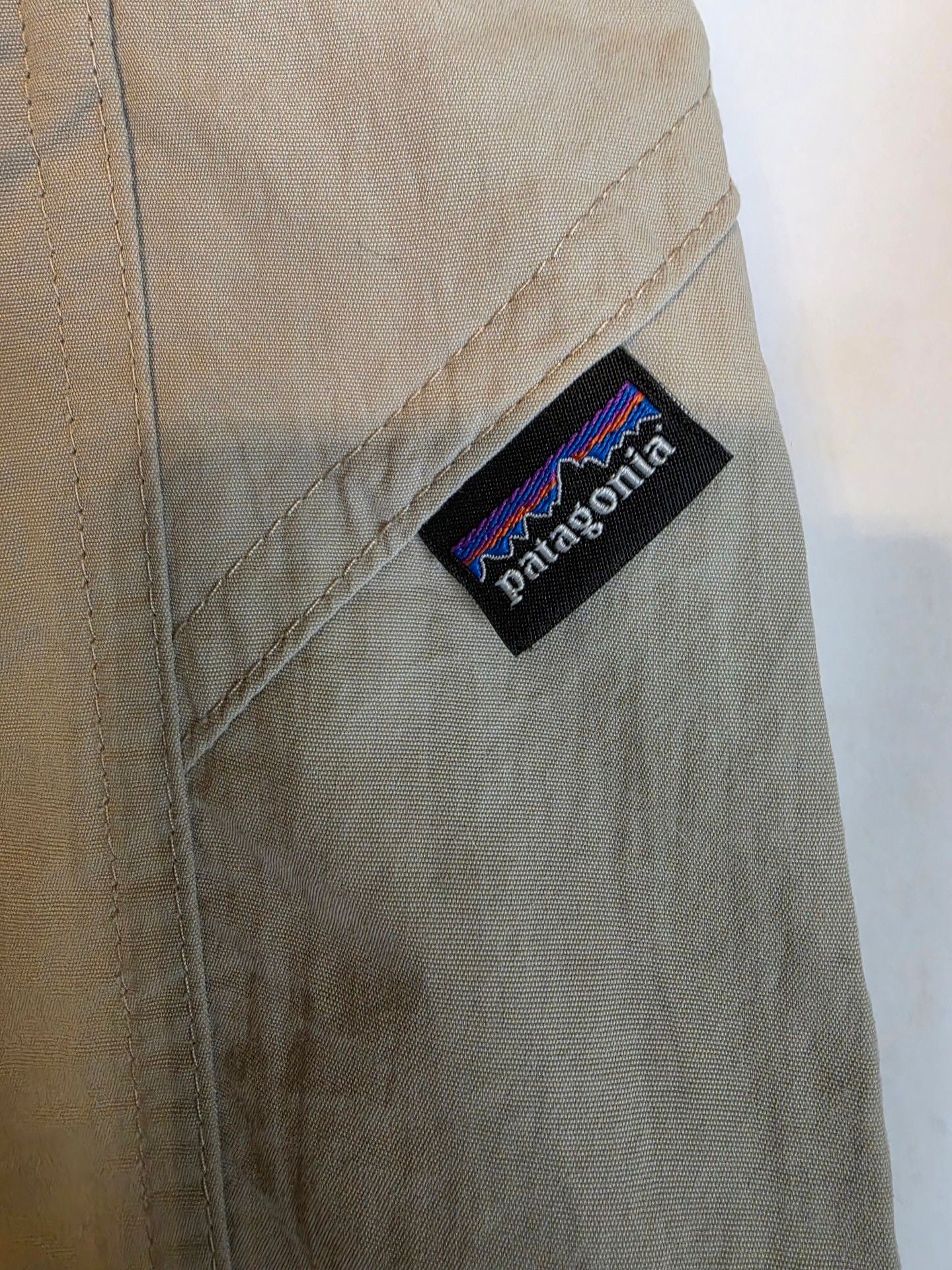 Patagonia Cargo Pants Size XXL Beige Nylon Hiking 6