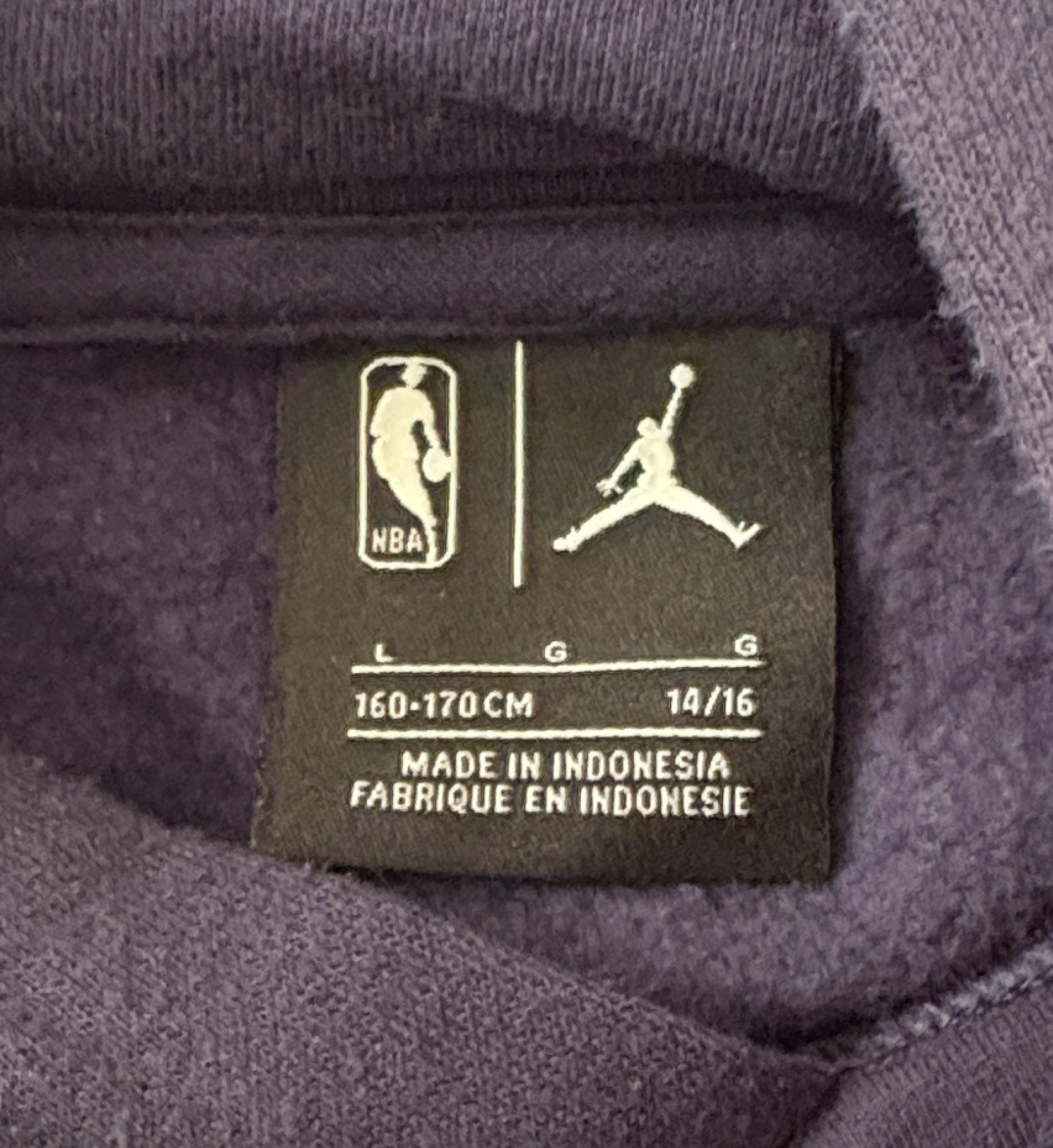 Jordan Dallas Mavericks Hoodie Size 14/16 Navy Blue Youth NBA 5