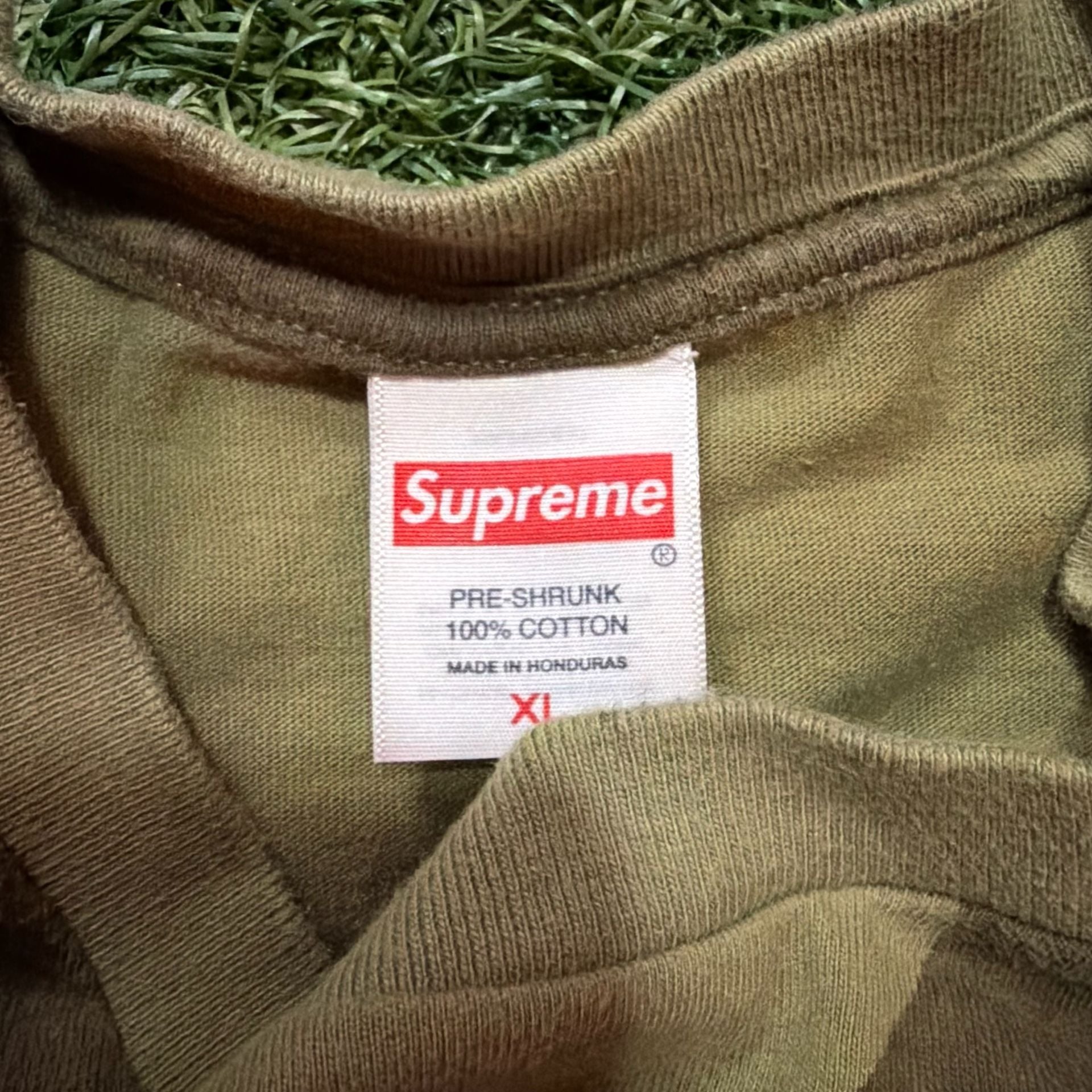 Supreme Playboi Carti Tee Woodland Camo M 4