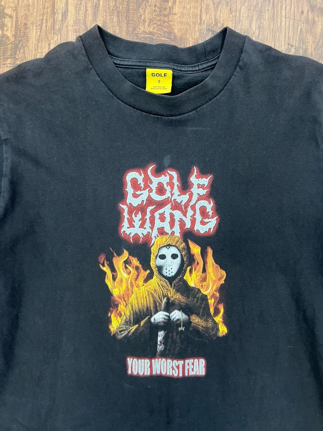Golf Wang Your Worst Fear T-Shirt Size S Black Graphic Tee 3