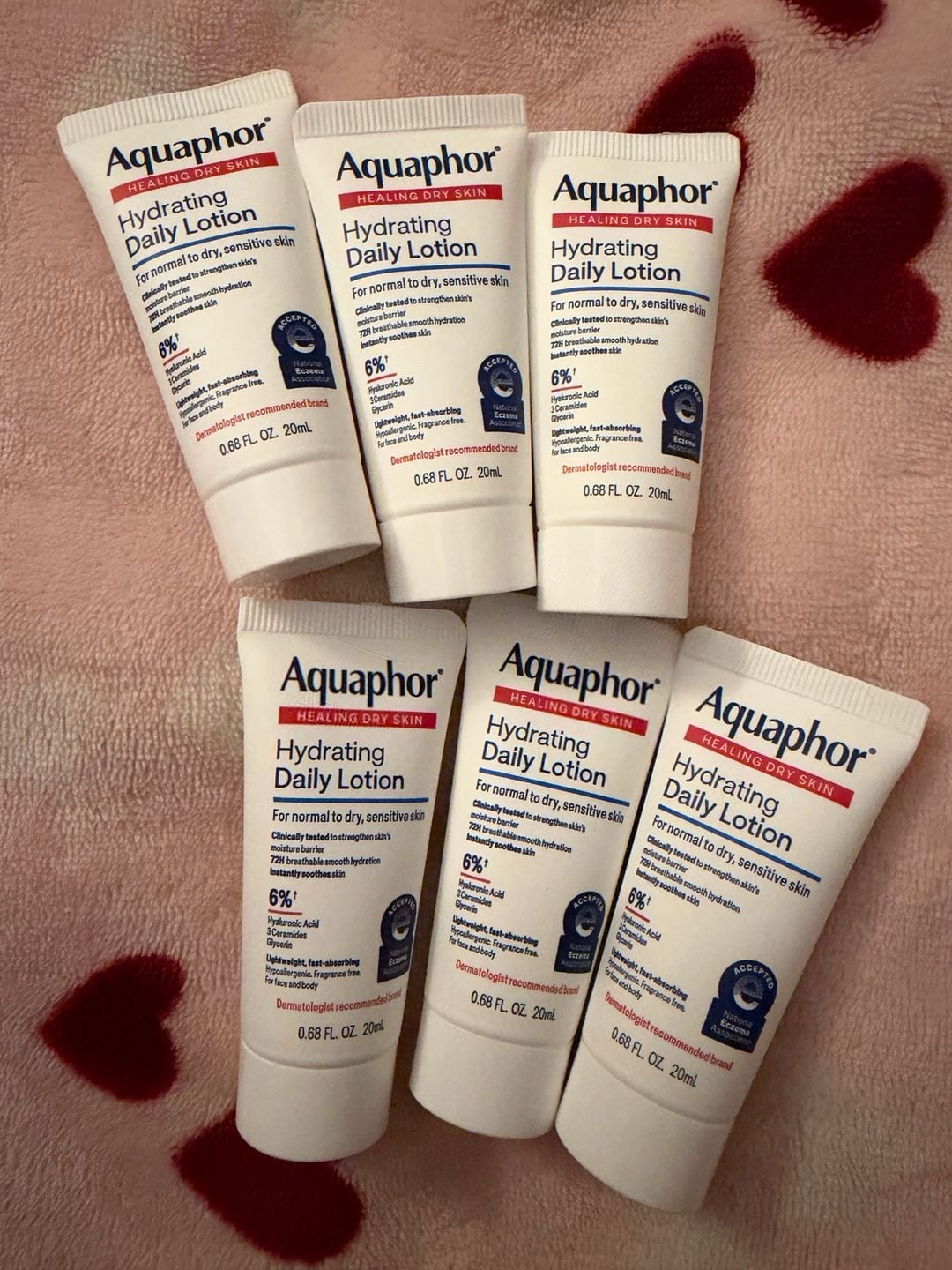 Aquaphor Hydrating Daily Lotion Size 0.68 Oz Lot Of 6 1