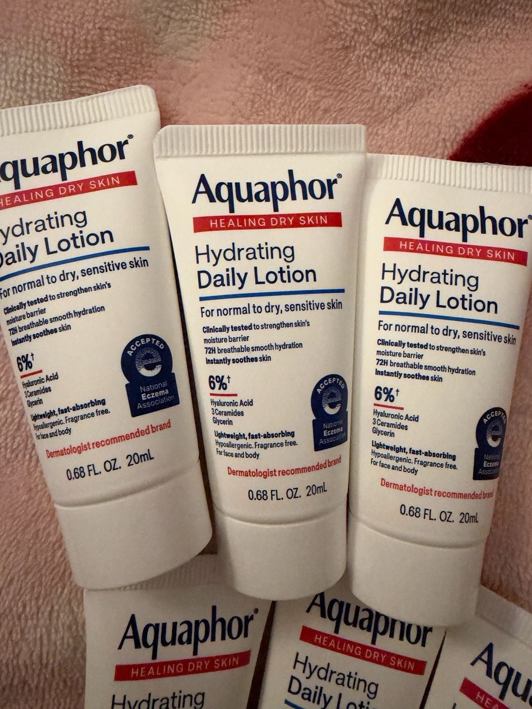 Aquaphor Hydrating Daily Lotion Size 0.68 Oz Lot Of 6 2