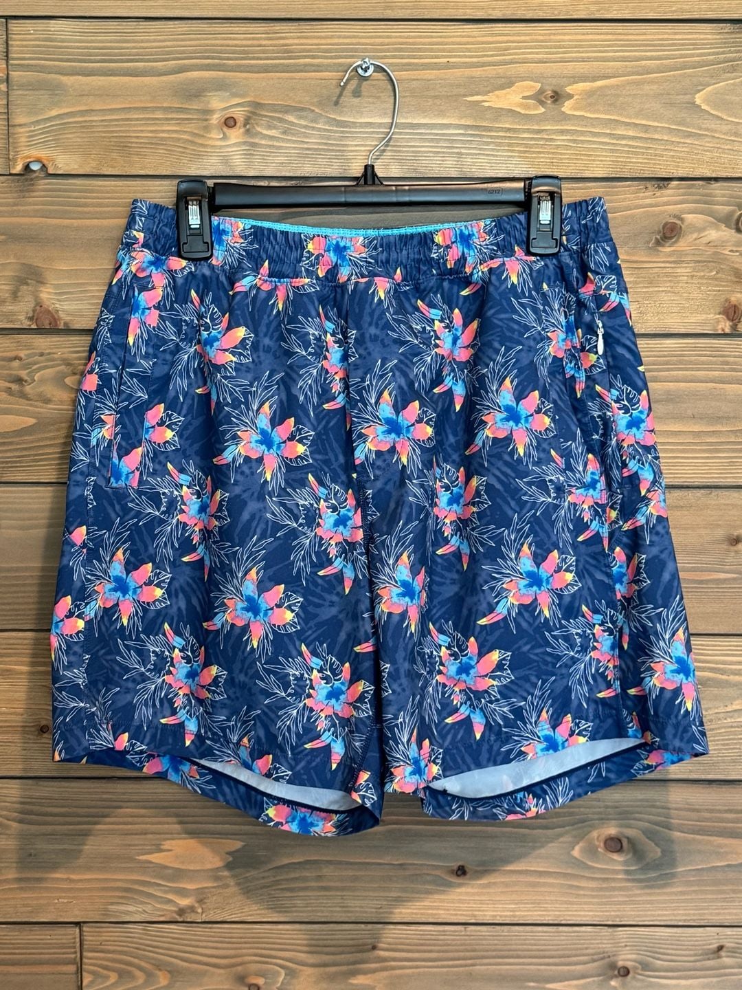 Birddogs Lined Shorts Tie Dye Floral Print Men's Soze Large Lot of 2 2