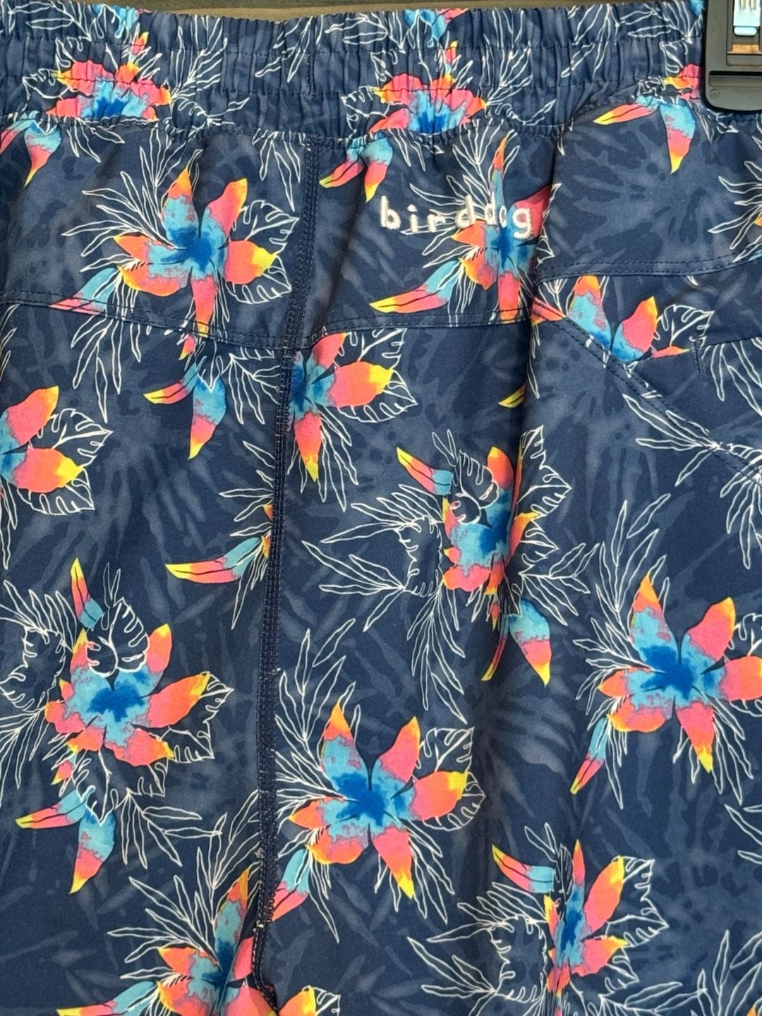 Birddogs Lined Shorts Tie Dye Floral Print Men's Soze Large Lot of 2 5