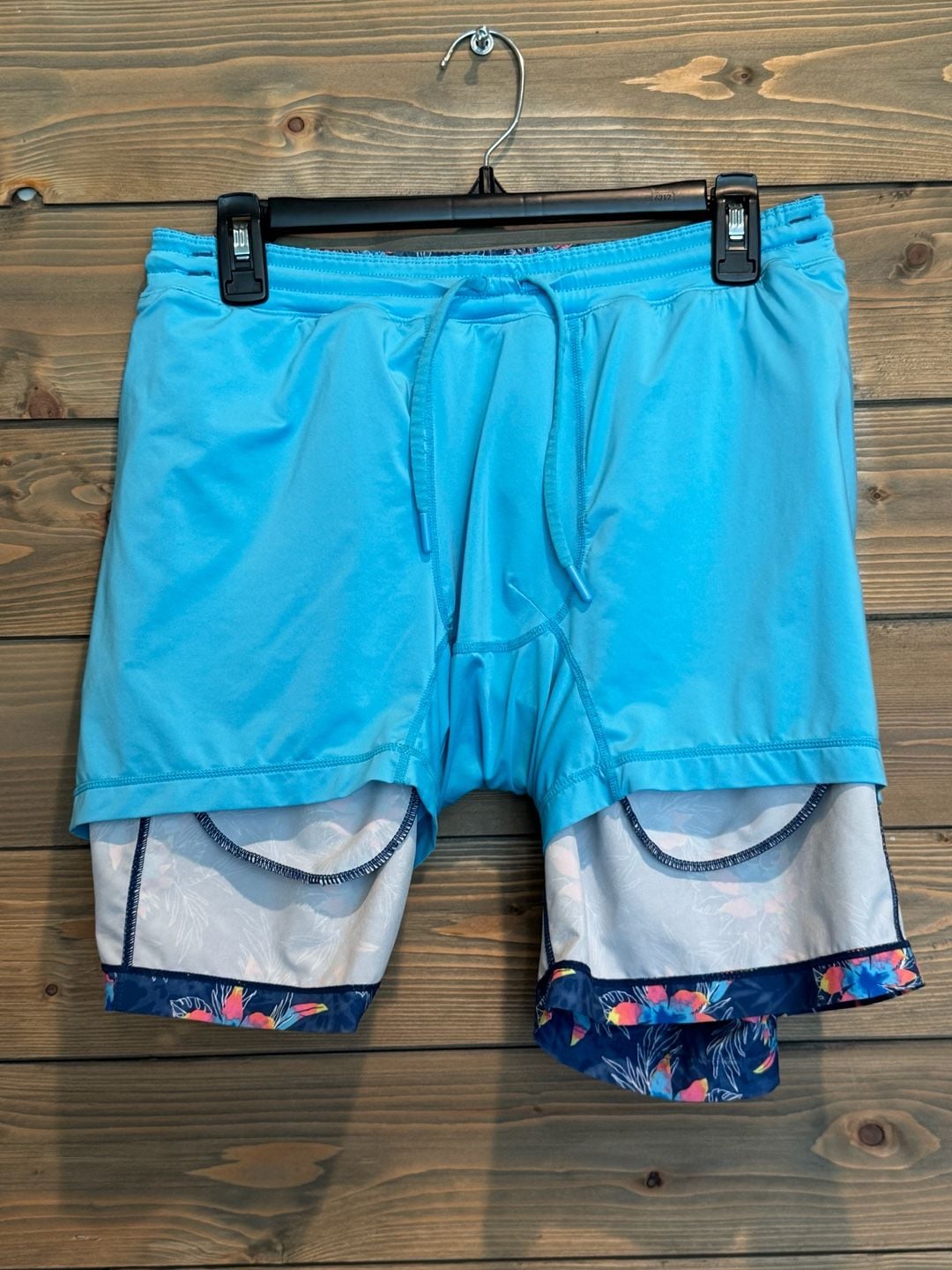 Birddogs Lined Shorts Tie Dye Floral Print Men's Soze Large Lot of 2 6