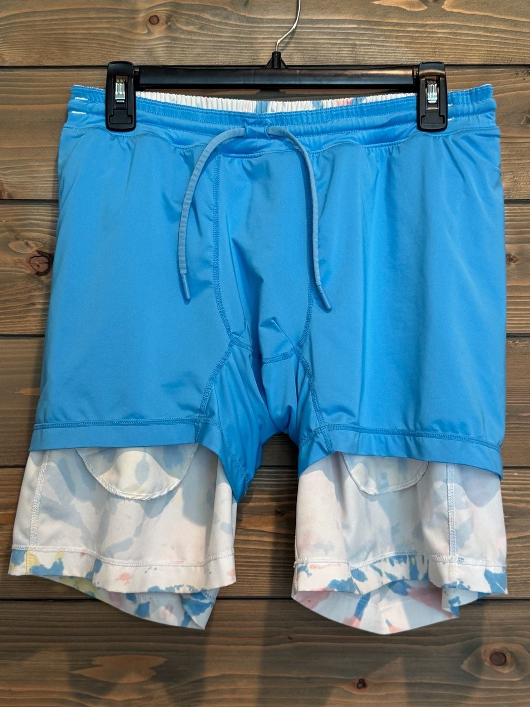 Birddogs Lined Shorts Tie Dye Floral Print Men's Soze Large Lot of 2 9