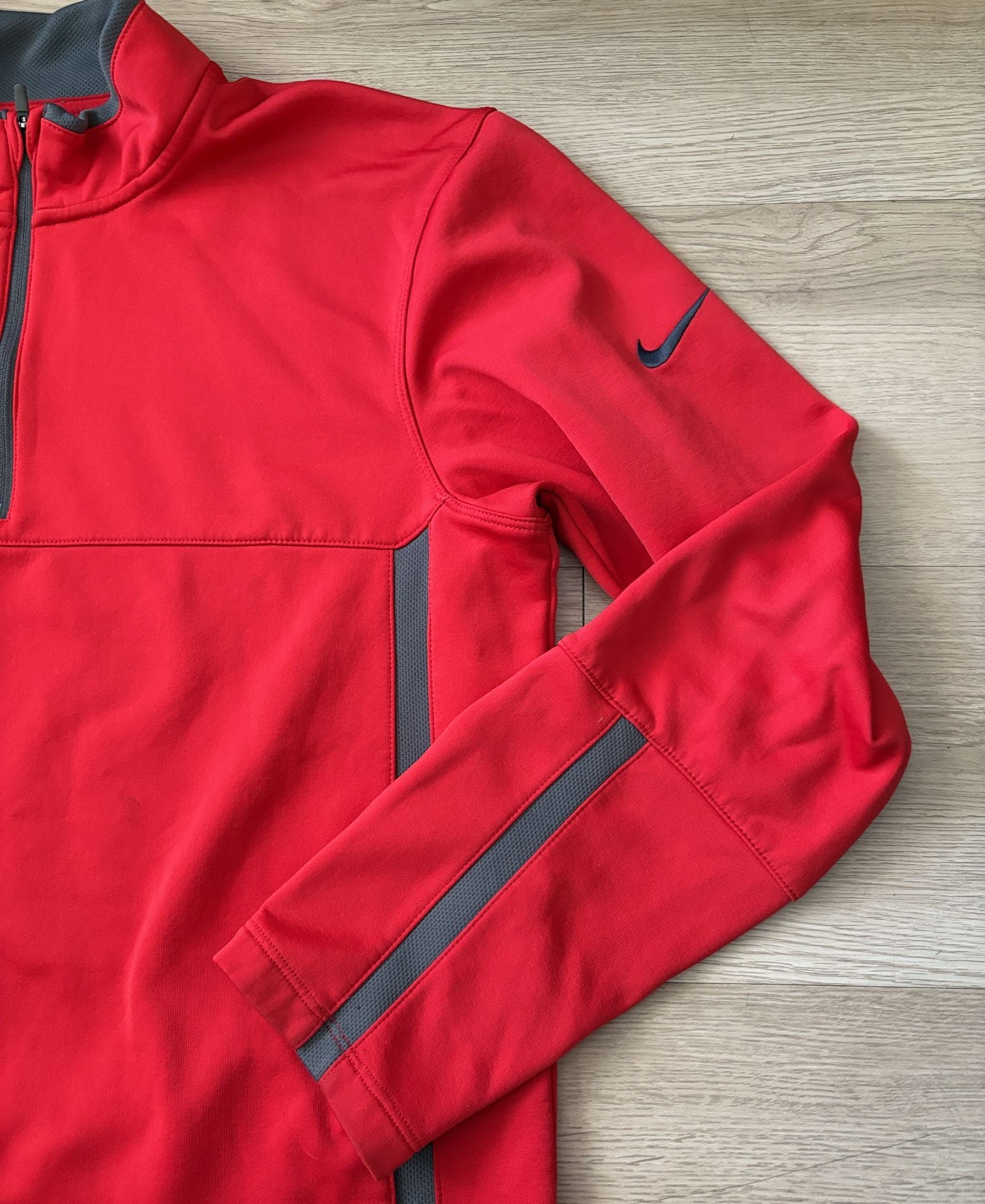 Nike Golf Tour Performance Therma-Fit 1/2 Zip Pullover Size S Red 3