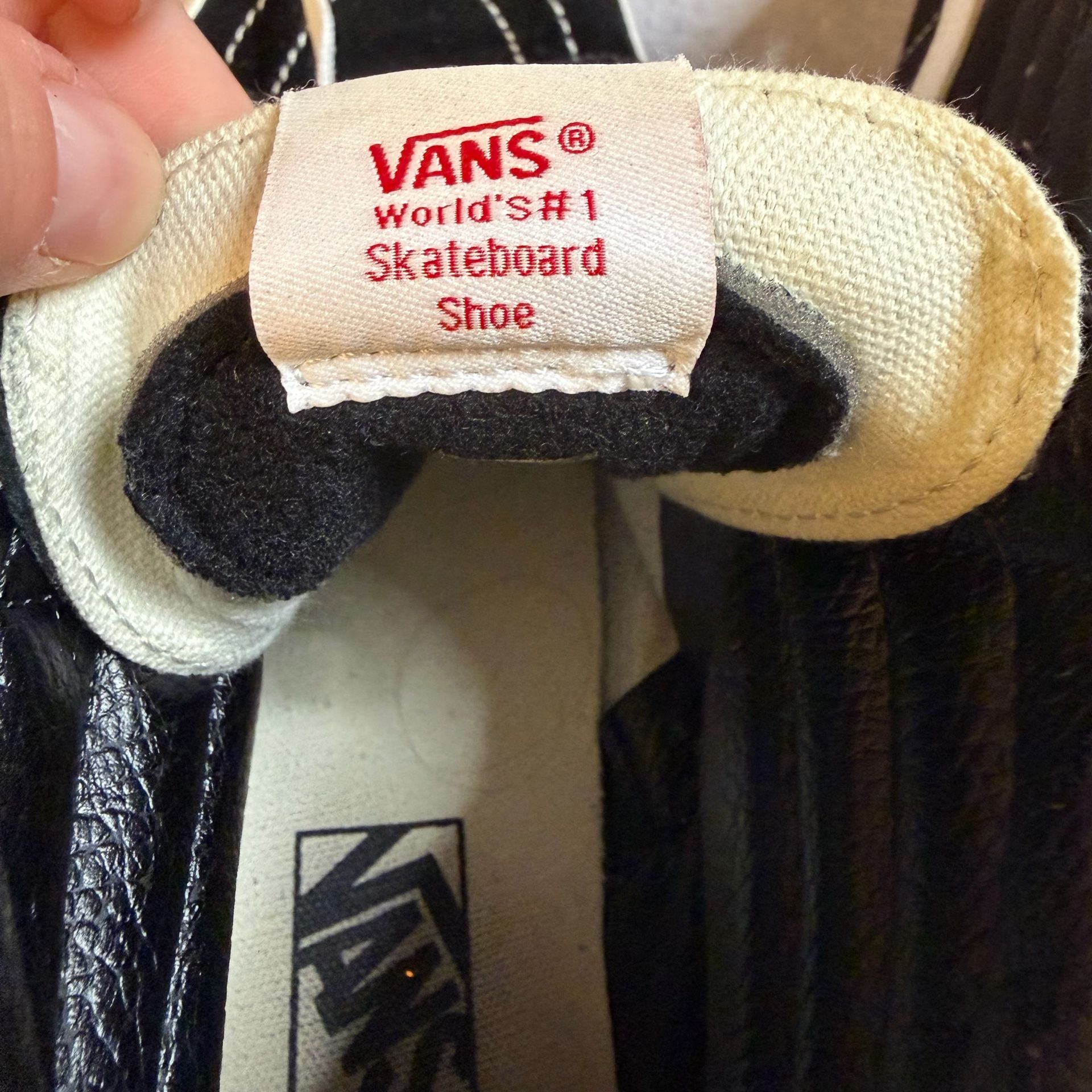 Vans Sk8-Hi Black White High Top Sneakers Men’s 8.5 Women’s 10 6