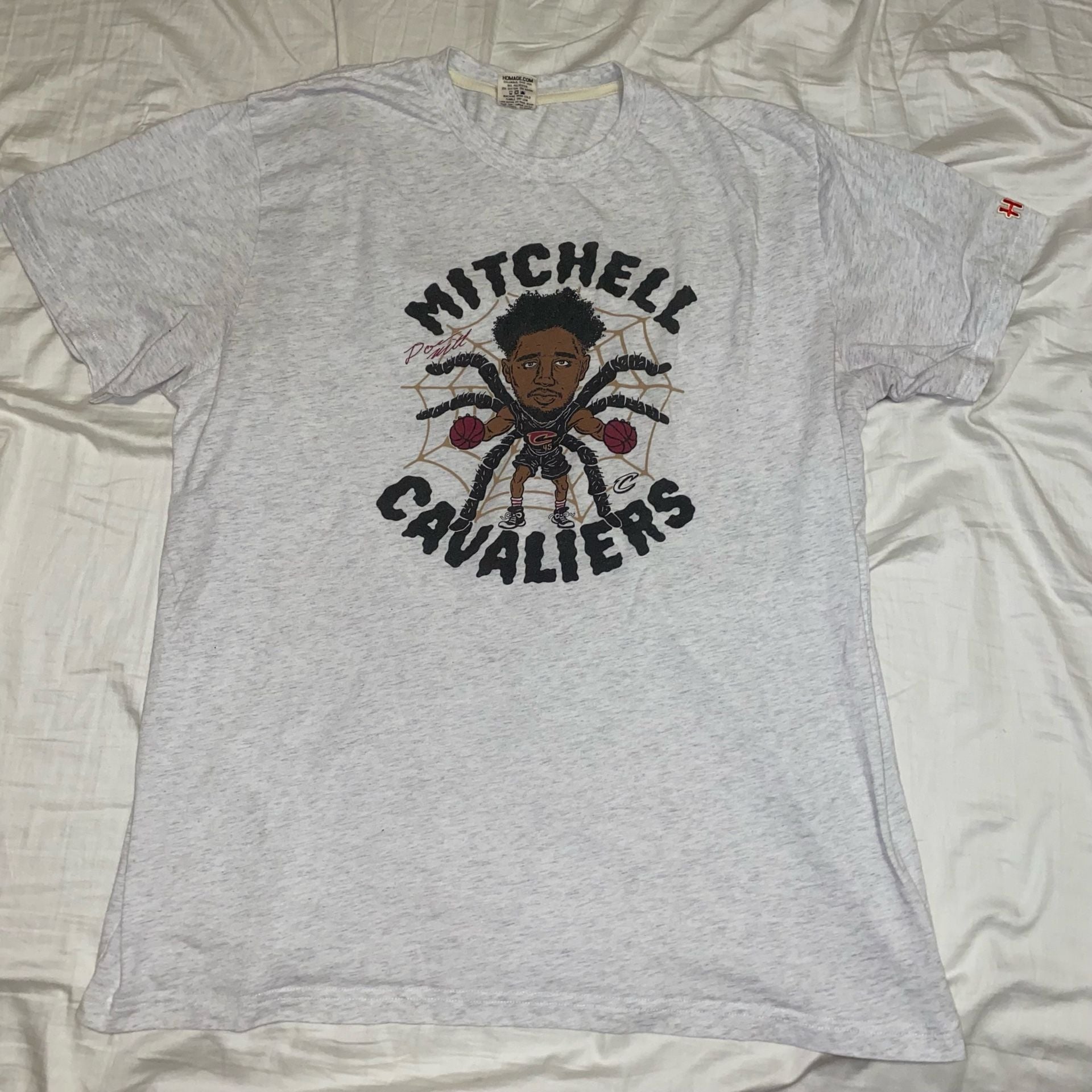 DONOVAN MITCHELL CLEVELAND CAVALIERS XXL Youth Along Came A Spida Tee 3
