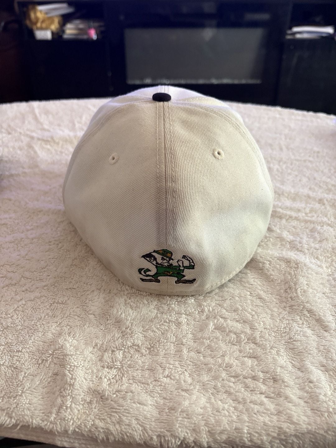 New Era Notre Dame Fighting Irish 59FIFTY Fitted Hat White Green 5