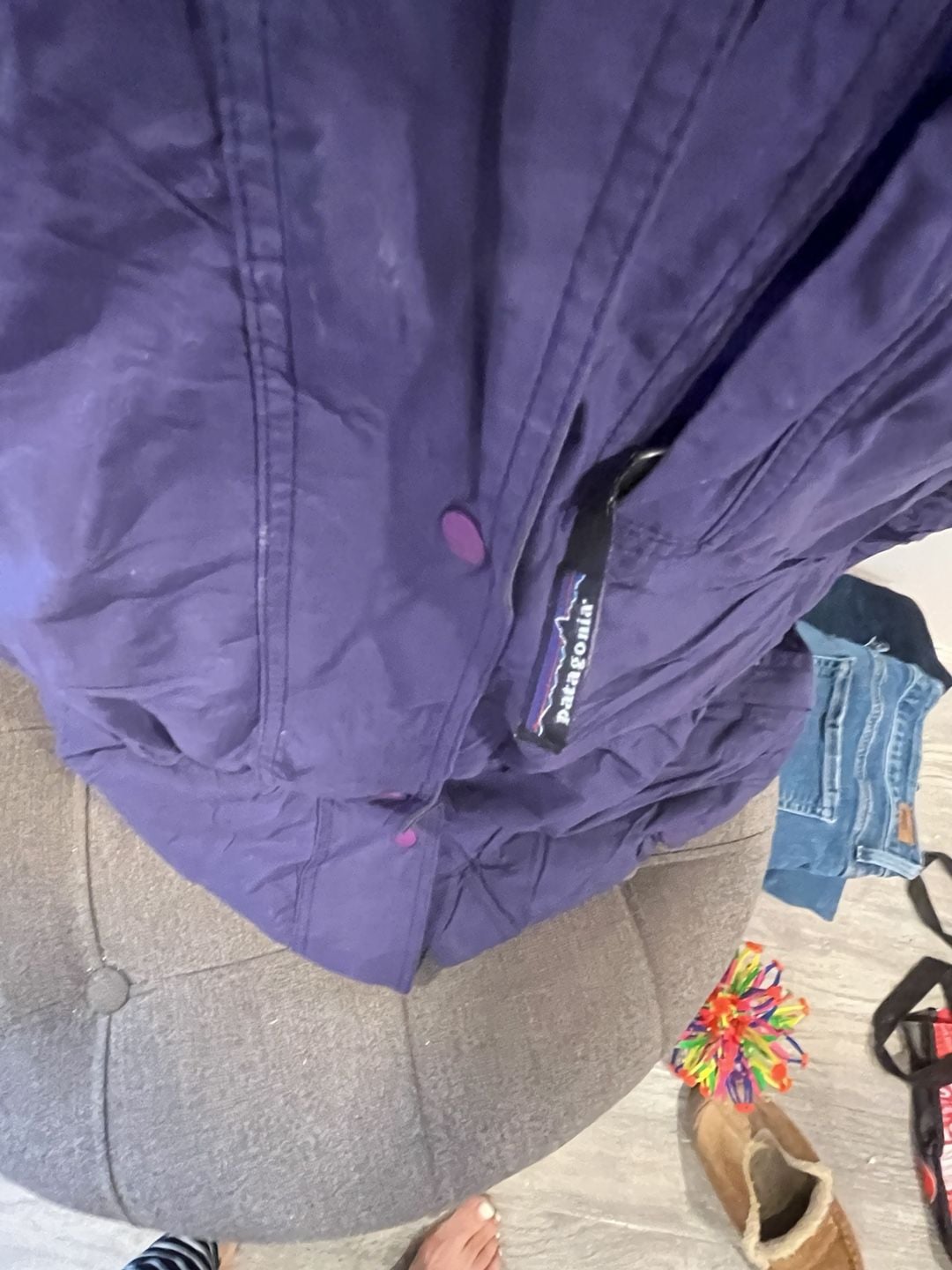 Vintage Patagonia Purple Hooded Parka Jacket 9