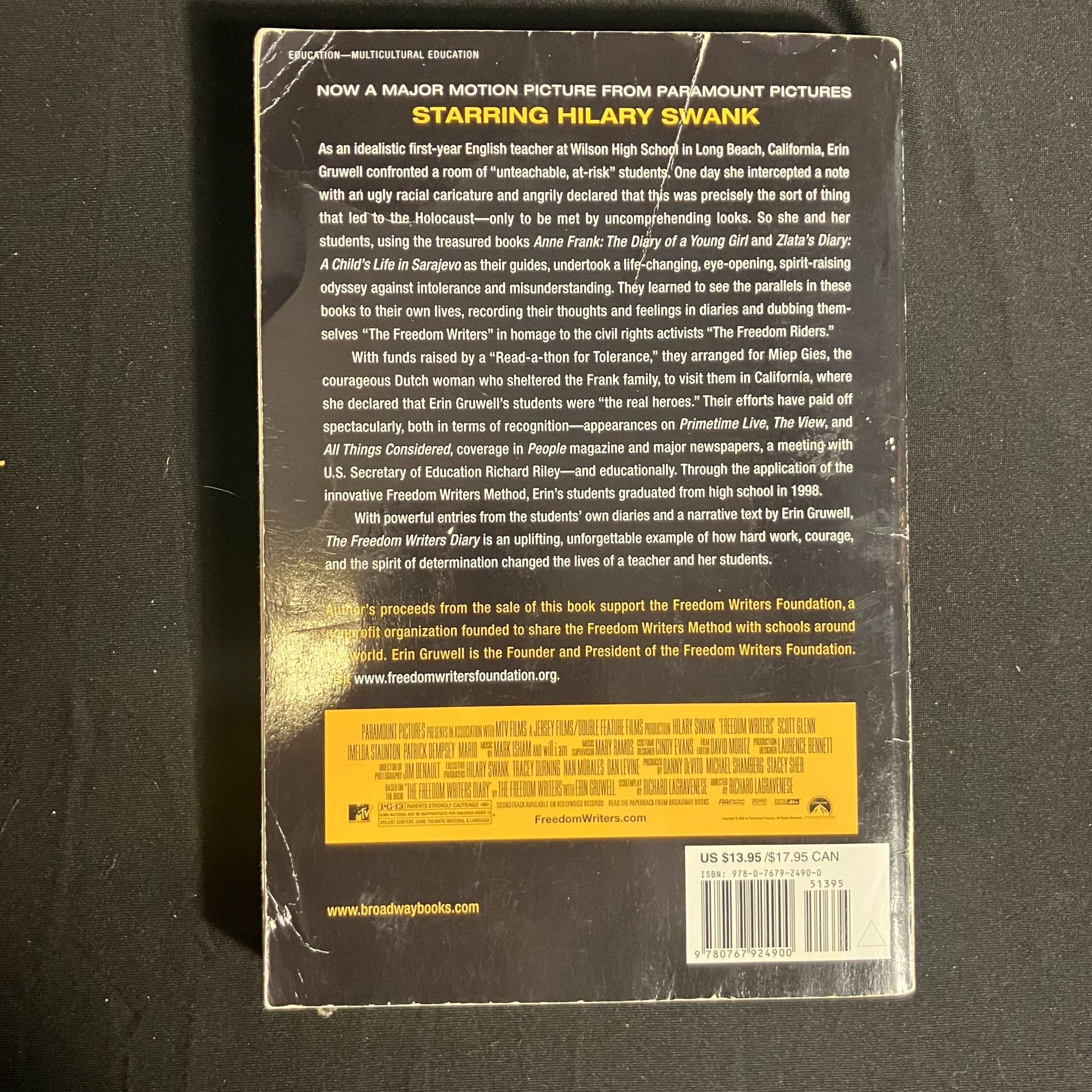 Broadway Books The Freedom Writers Diary Movie Tie-in Edition Paperback 2