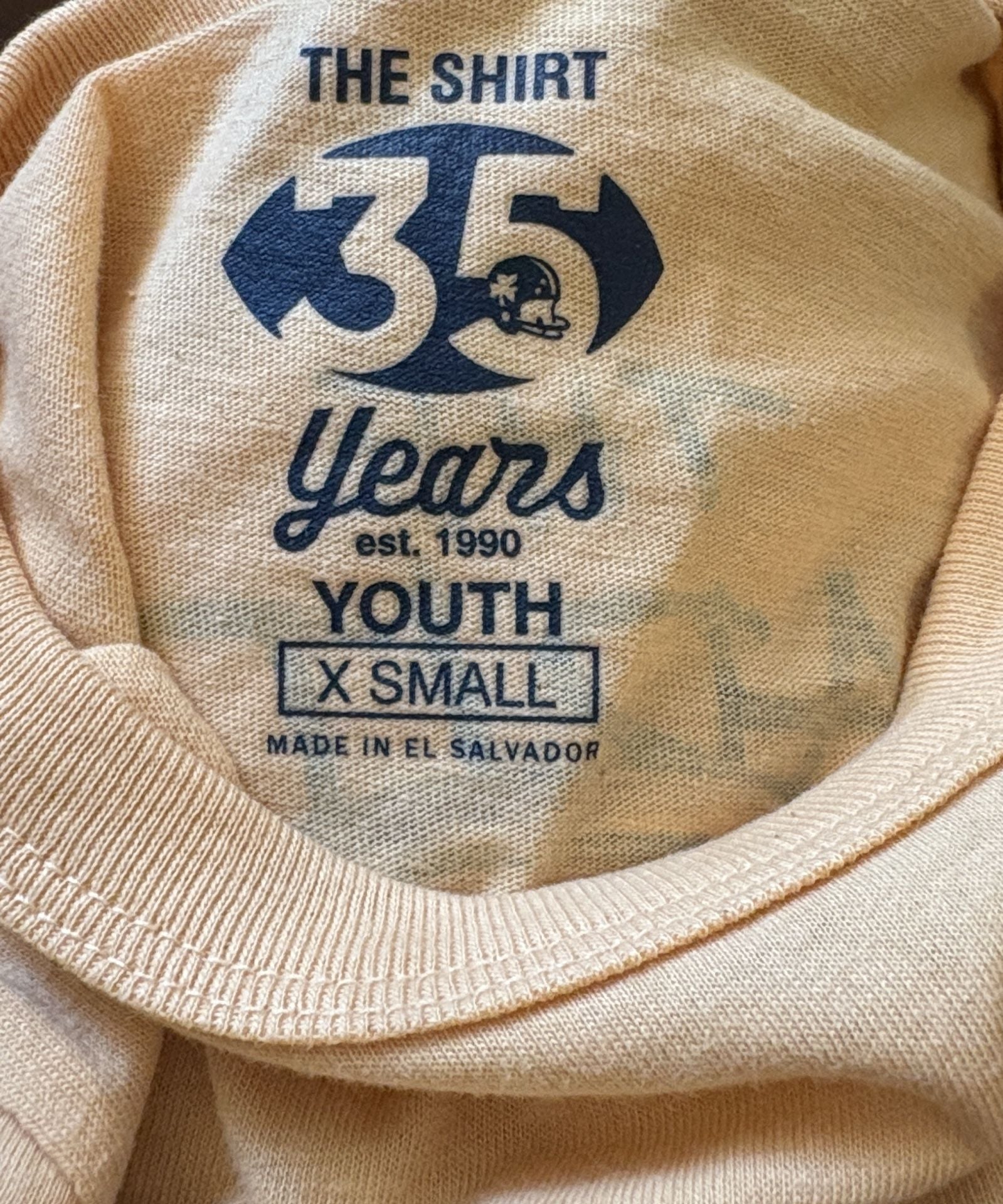 The Shirt Notre Dame Football 2024 T-Shirt Youth X Small Yellow 5