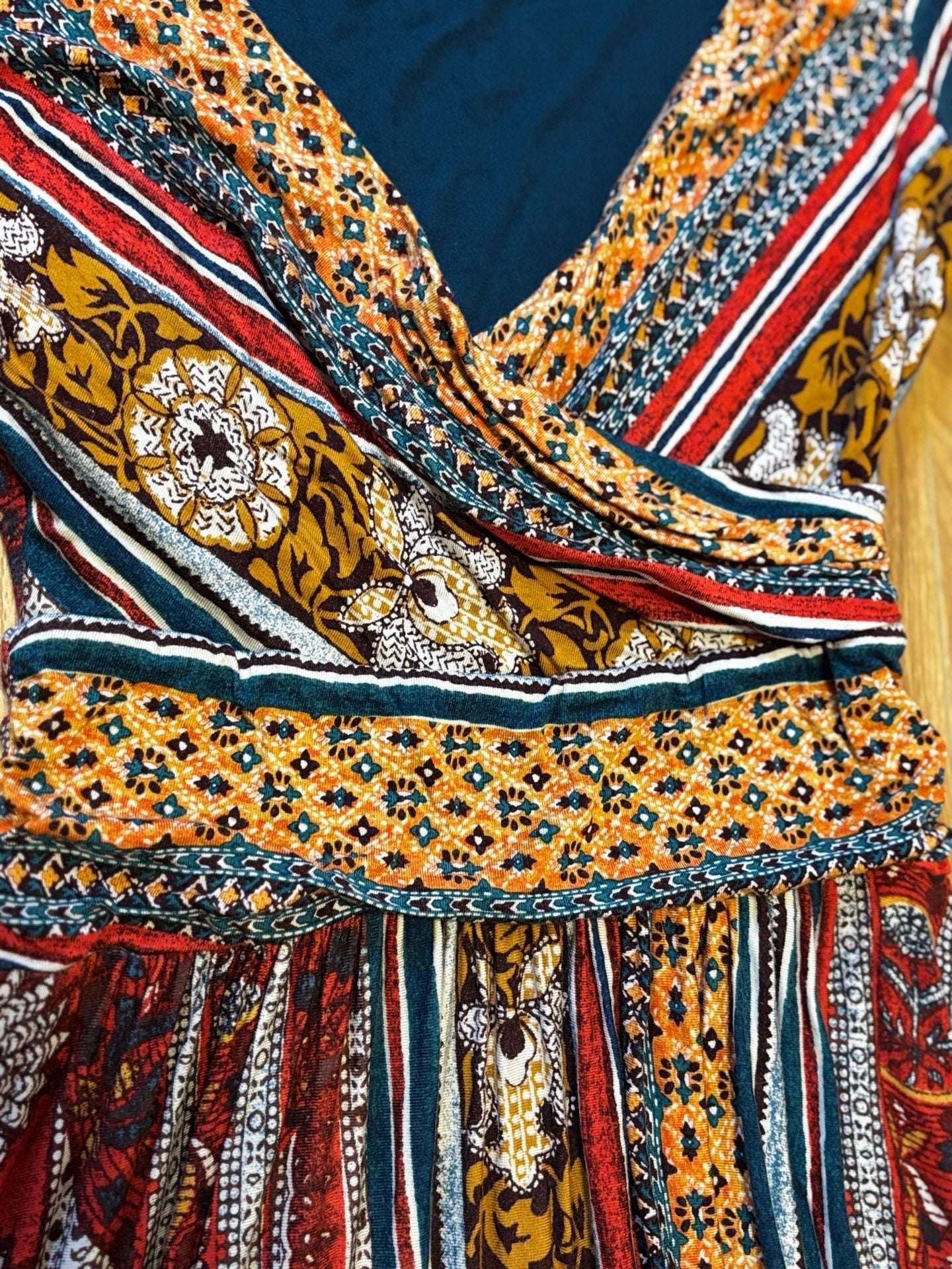 Maeve Anthropologie Galena Midi Dress Xsmall Cap Sleeve Boho 4