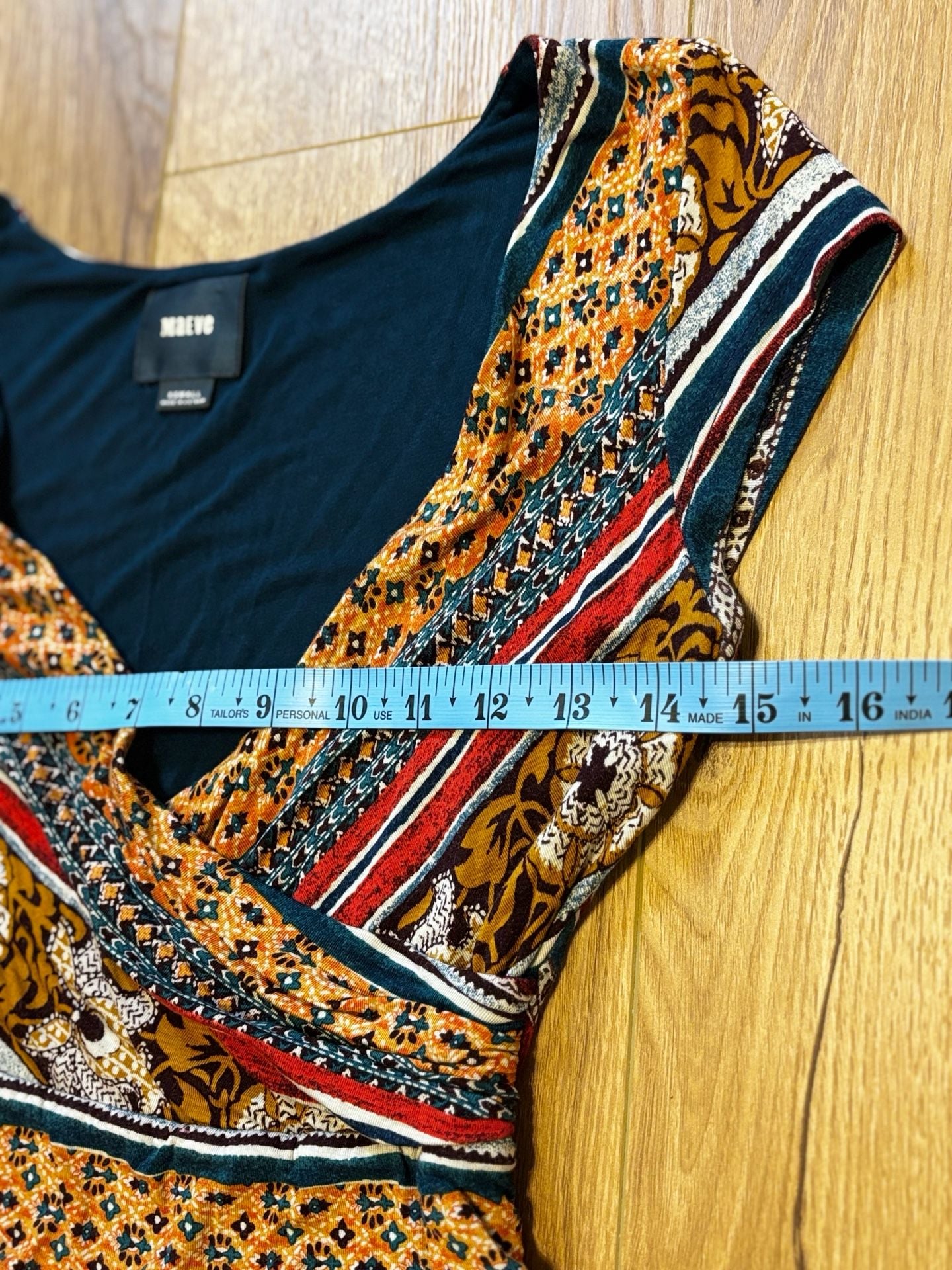 Maeve Anthropologie Galena Midi Dress Xsmall Cap Sleeve Boho 7