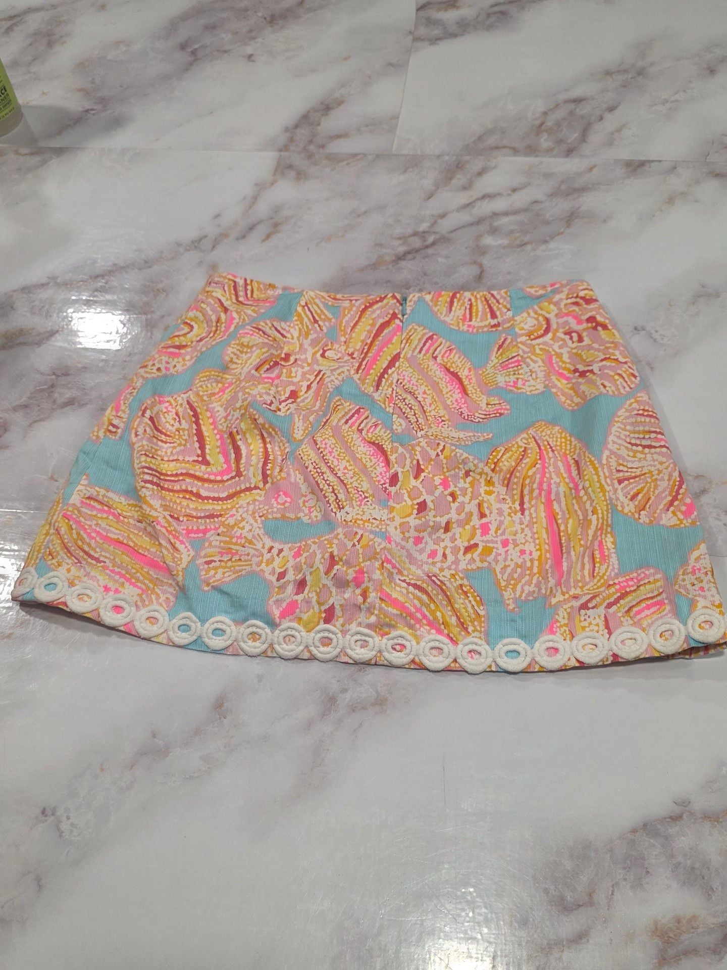 Lilly Pulitzer Skort Size 00 Multi Printed Fish Tini Bikini Print 3