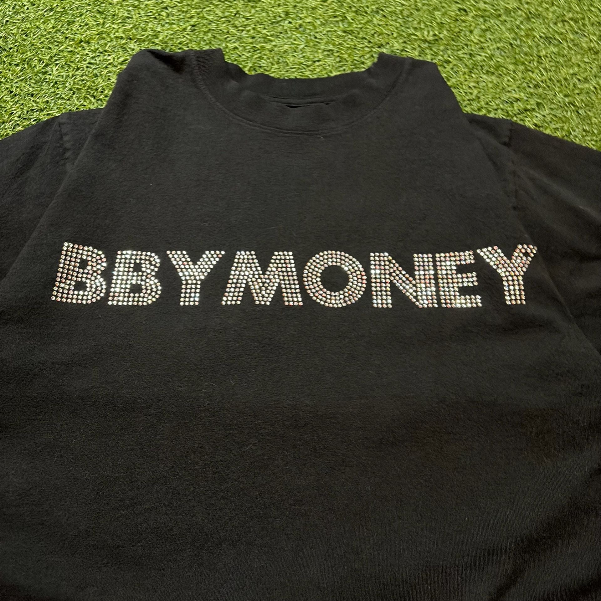 BBYMONEY Rhinestone Graphic T-Shirt Black 3