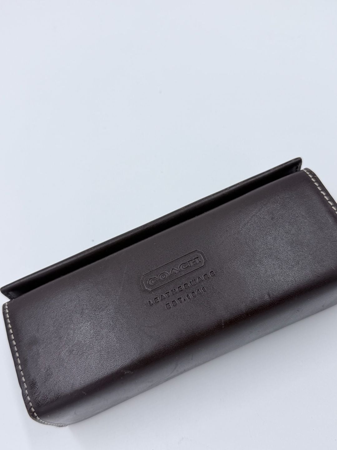 Vintage 1990’s Coach Leather Eyeglasses Case Brown 1