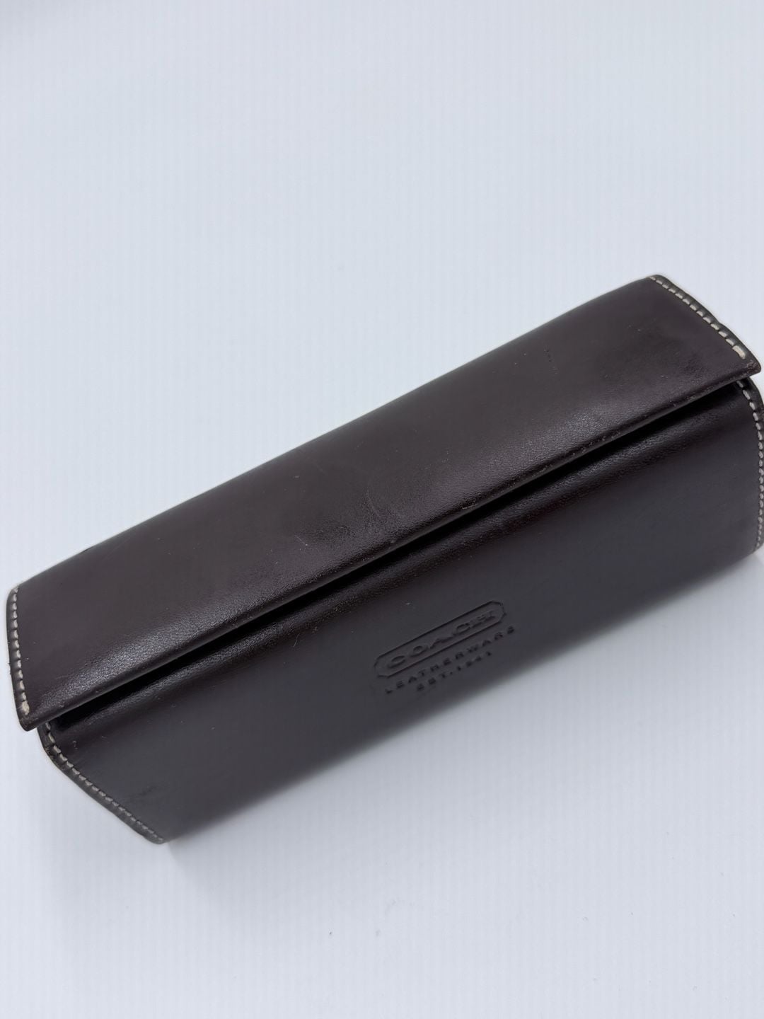 Vintage 1990’s Coach Leather Eyeglasses Case Brown 2