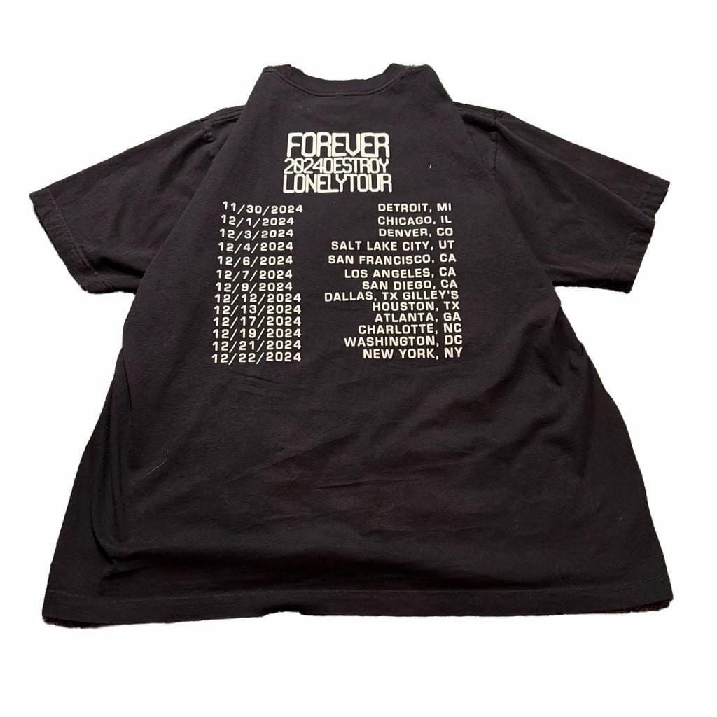 BBYMONEY Rhinestone Graphic T-Shirt Black 4