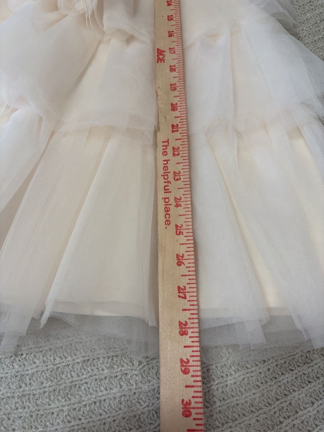 Entro Tutu Dress Pink Layered Mesh Strapless size Medium 7