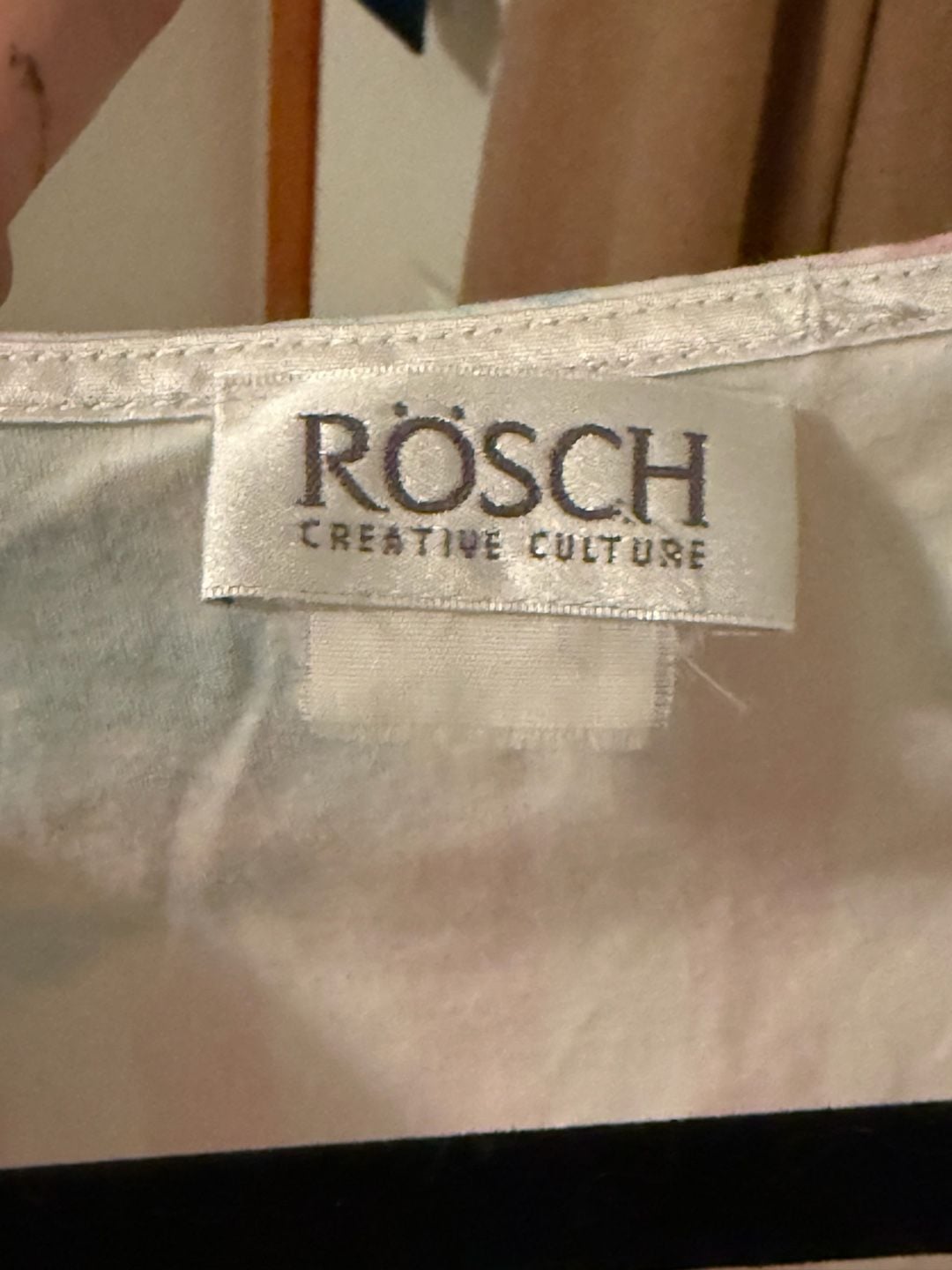 Rösch Creative Culture Blouse Size UK 14 Pink Stripe Floral Top 4