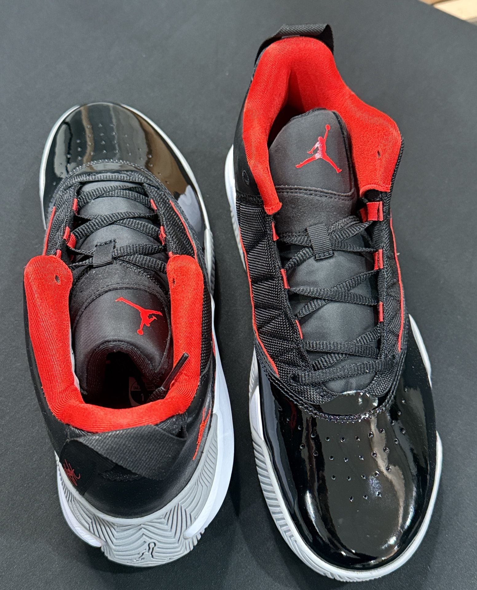 Jordan Stay Loyal Size 10 Black Chile Red White DB2884-001 4