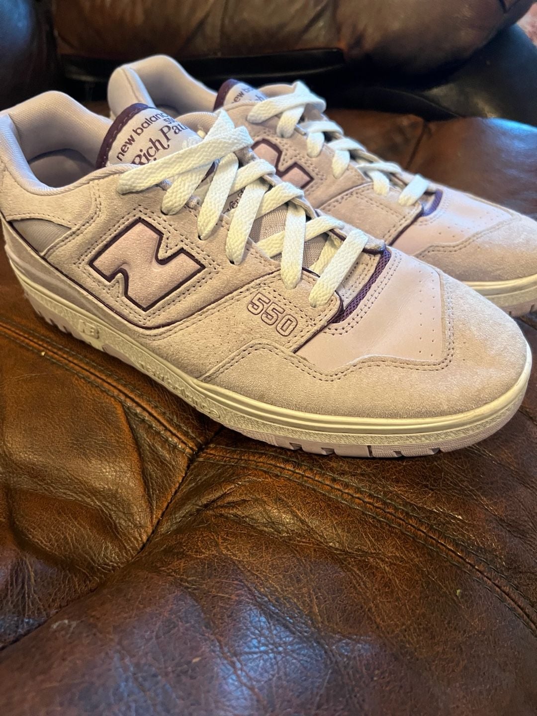 New Balance Rich Paul x 550 Forever Yours Grey Violet Sneakers 2
