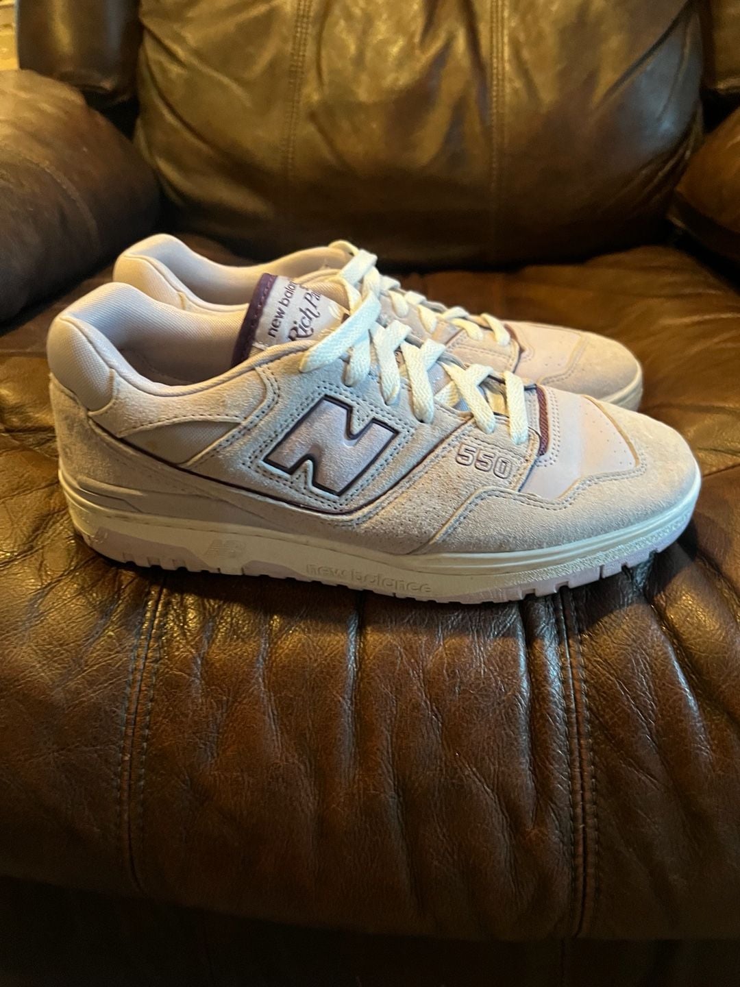 New Balance Rich Paul x 550 Forever Yours Grey Violet Sneakers 3