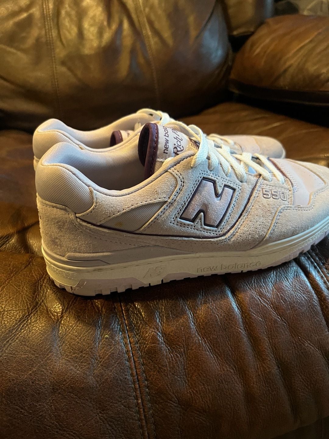 New Balance Rich Paul x 550 Forever Yours Grey Violet Sneakers 4