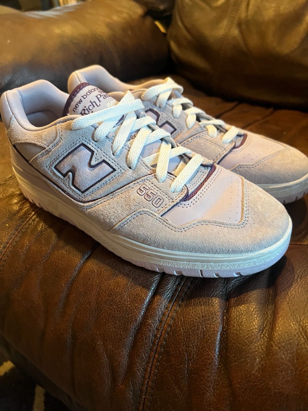 New Balance Rich Paul x 550 Forever Yours Grey Violet Sneakers 5