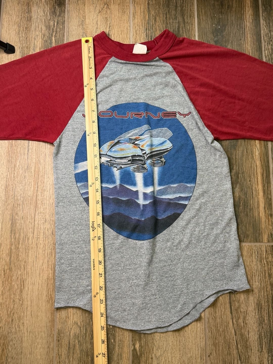 Vintage 1982 Journey Escape Tour Shirt E5C4P3 Authentic size M Single Stitch! 8